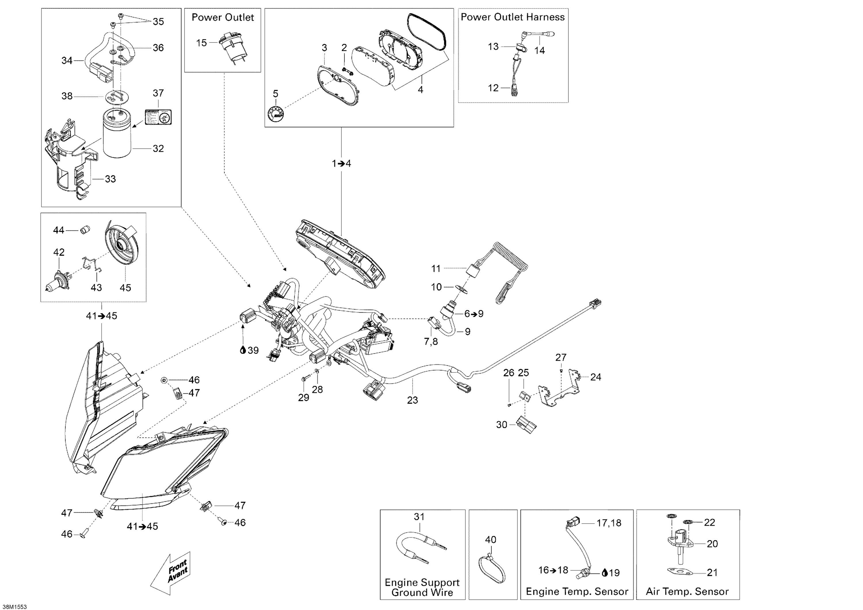 Схема узла: Electrical System _38M1553