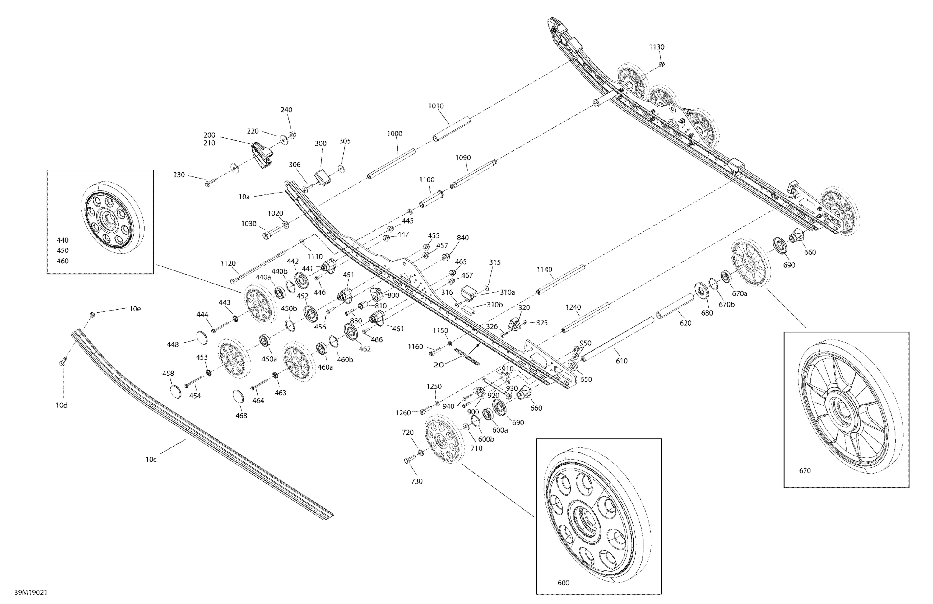 Схема узла: Rear Suspension - LTD - Lower Section