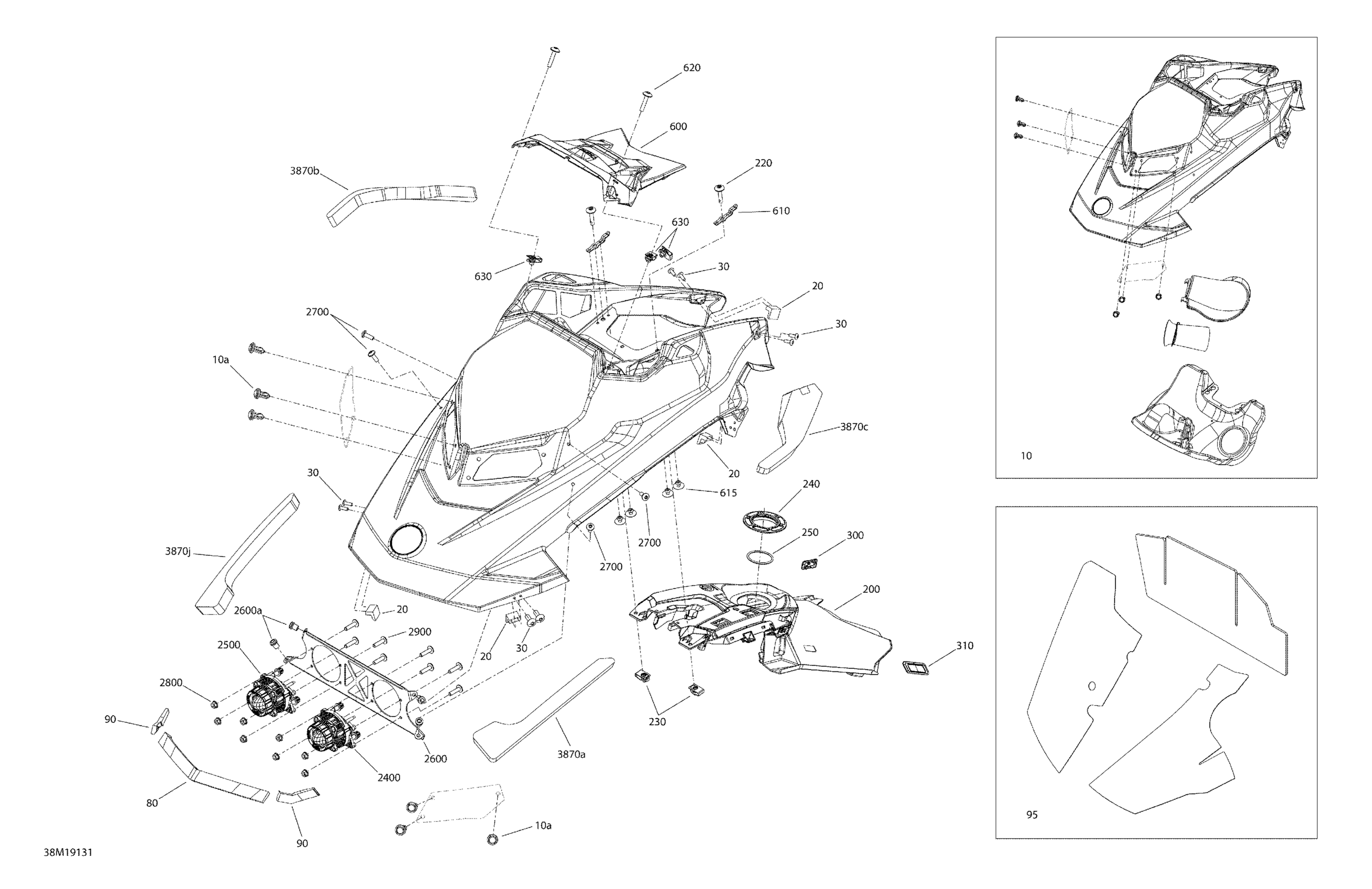 Hood - 600 Racing - Hood