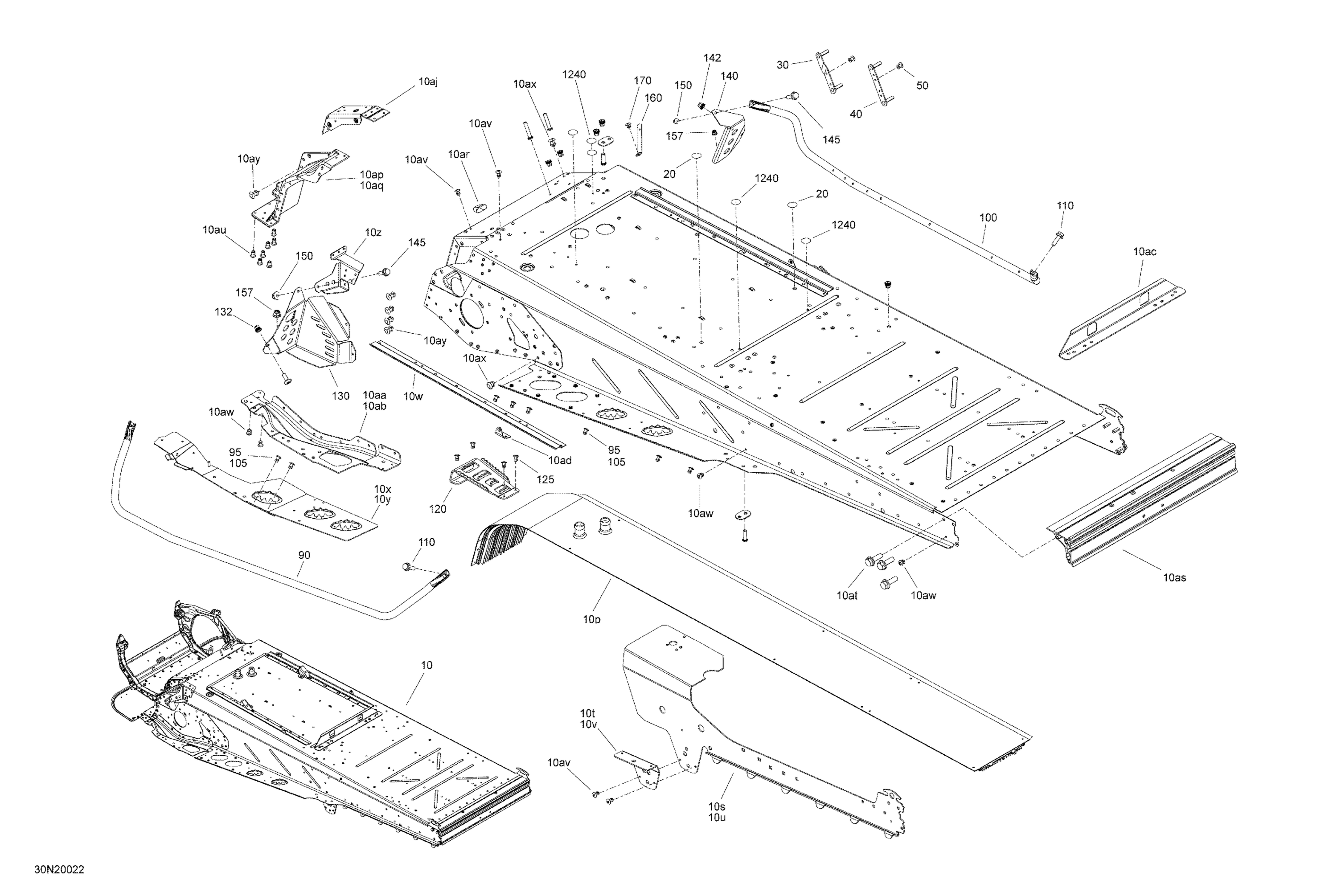 Схема узла: Frame - System - Rear Section