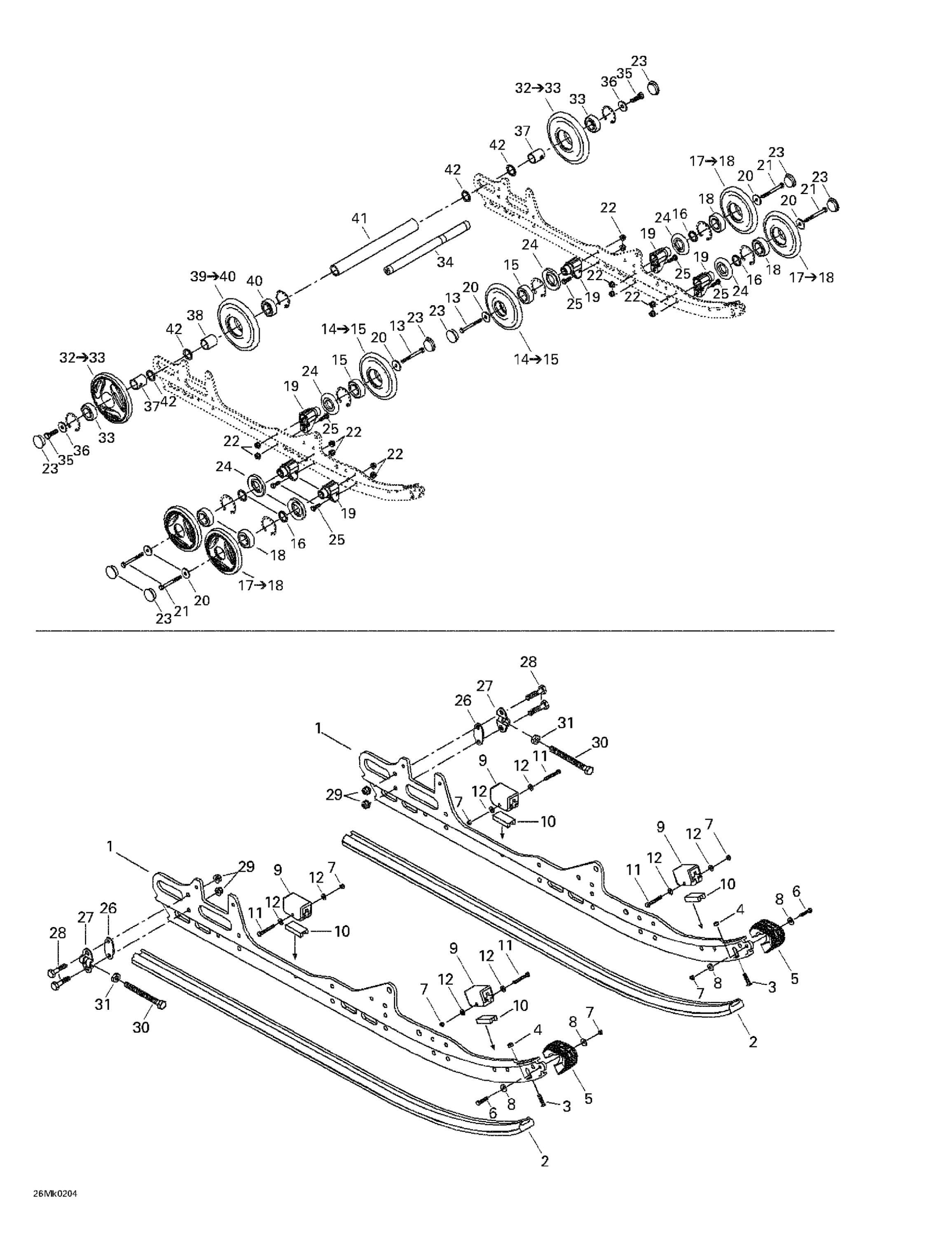Схема узла: Rear Suspension