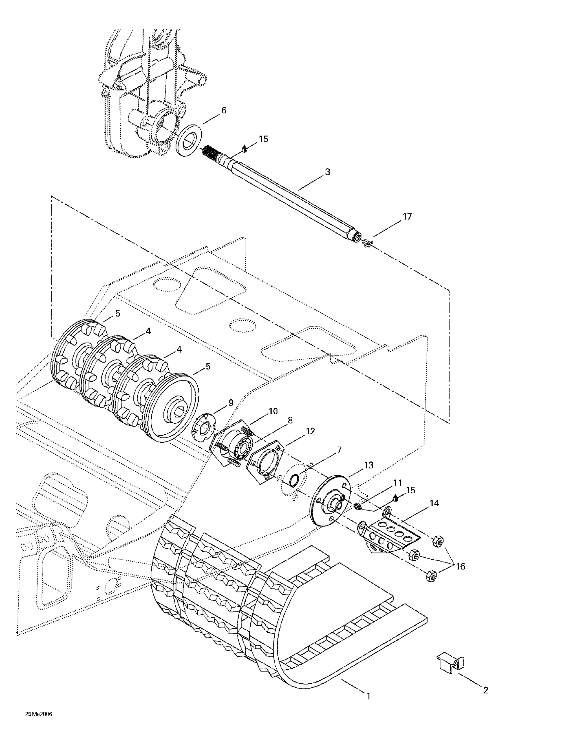 Drive Axle And Track