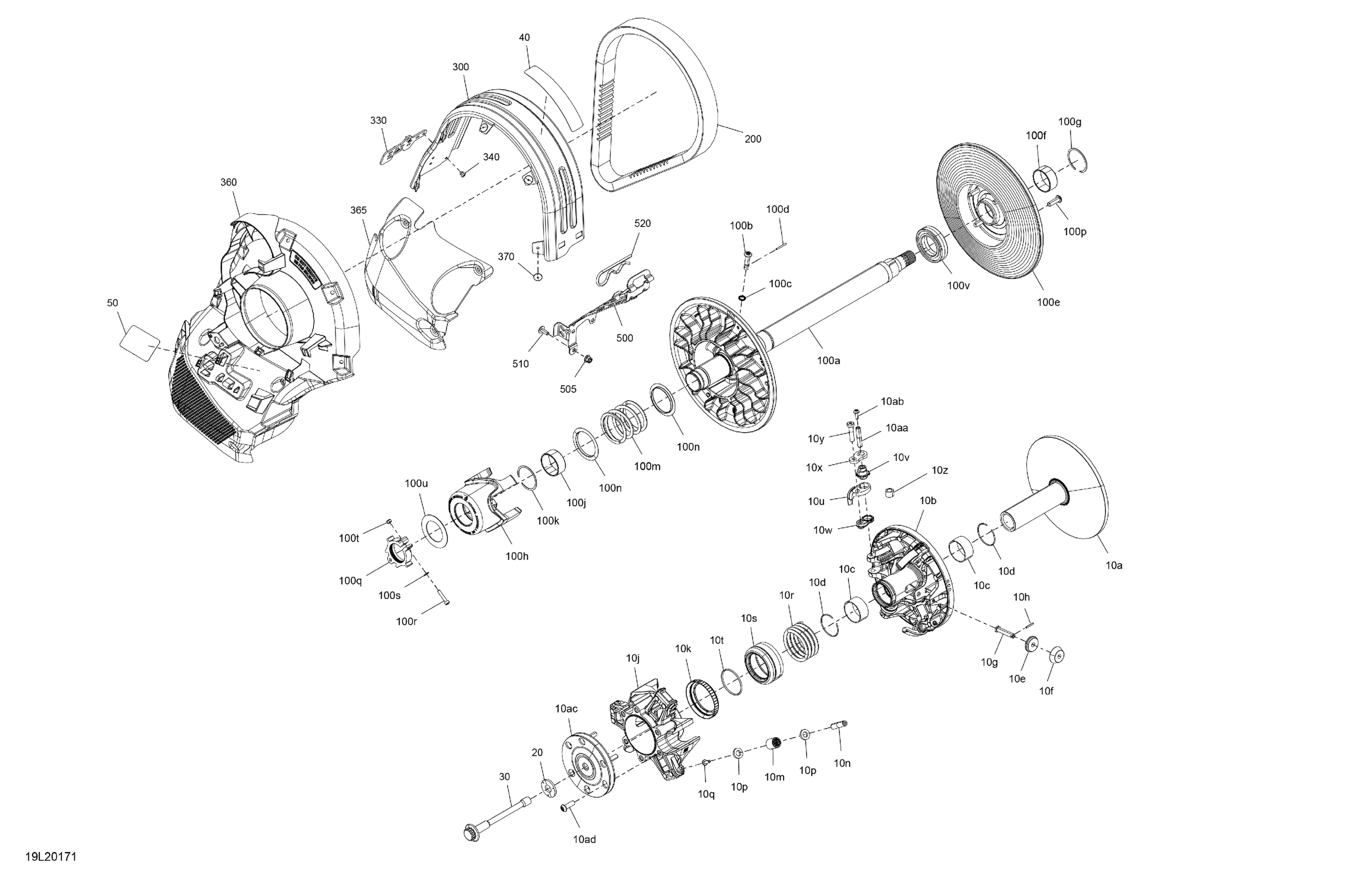 Схема узла: Pulley - System - PRO - RE