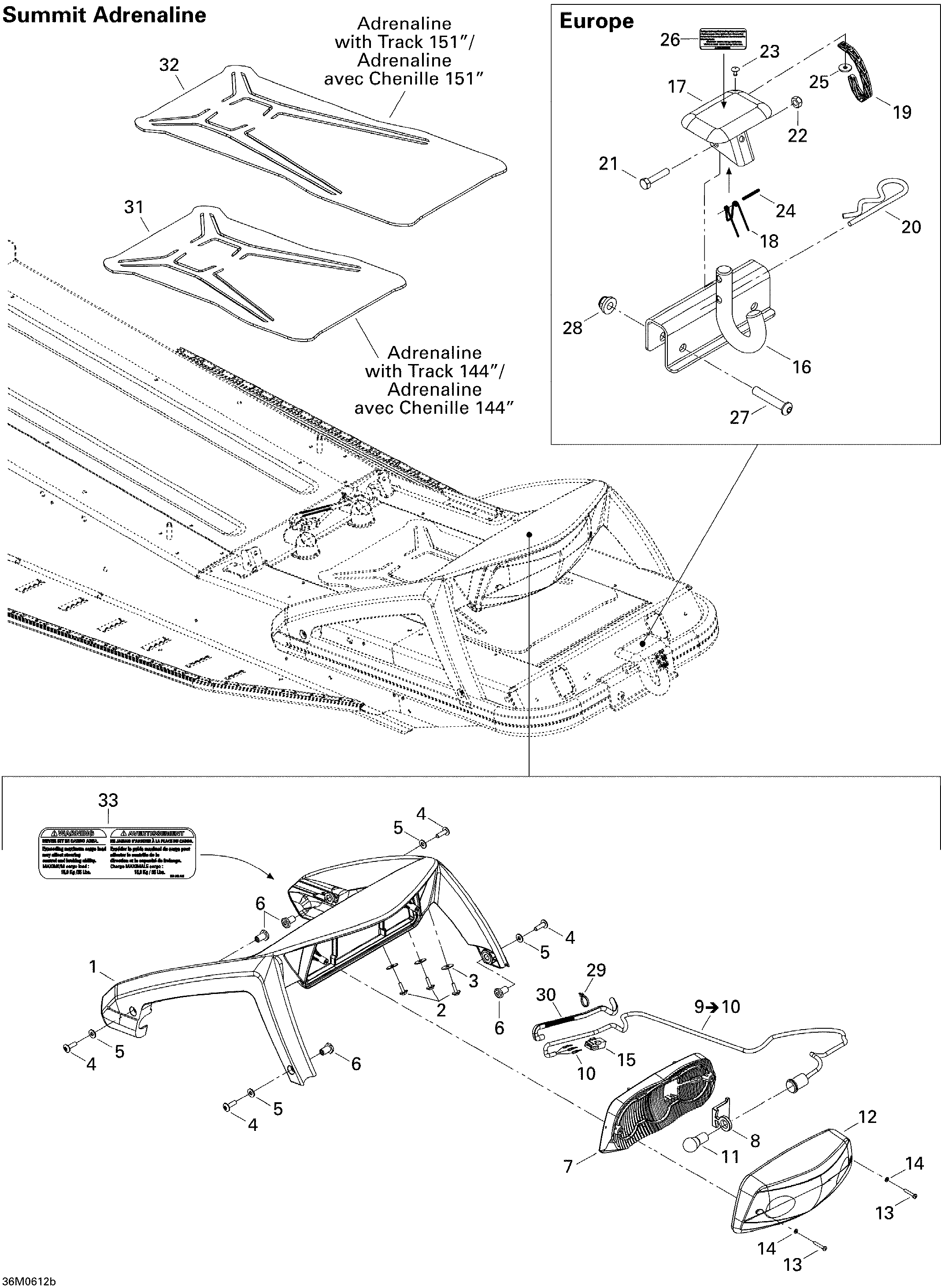 Схема узла: Luggage Rack 600HO