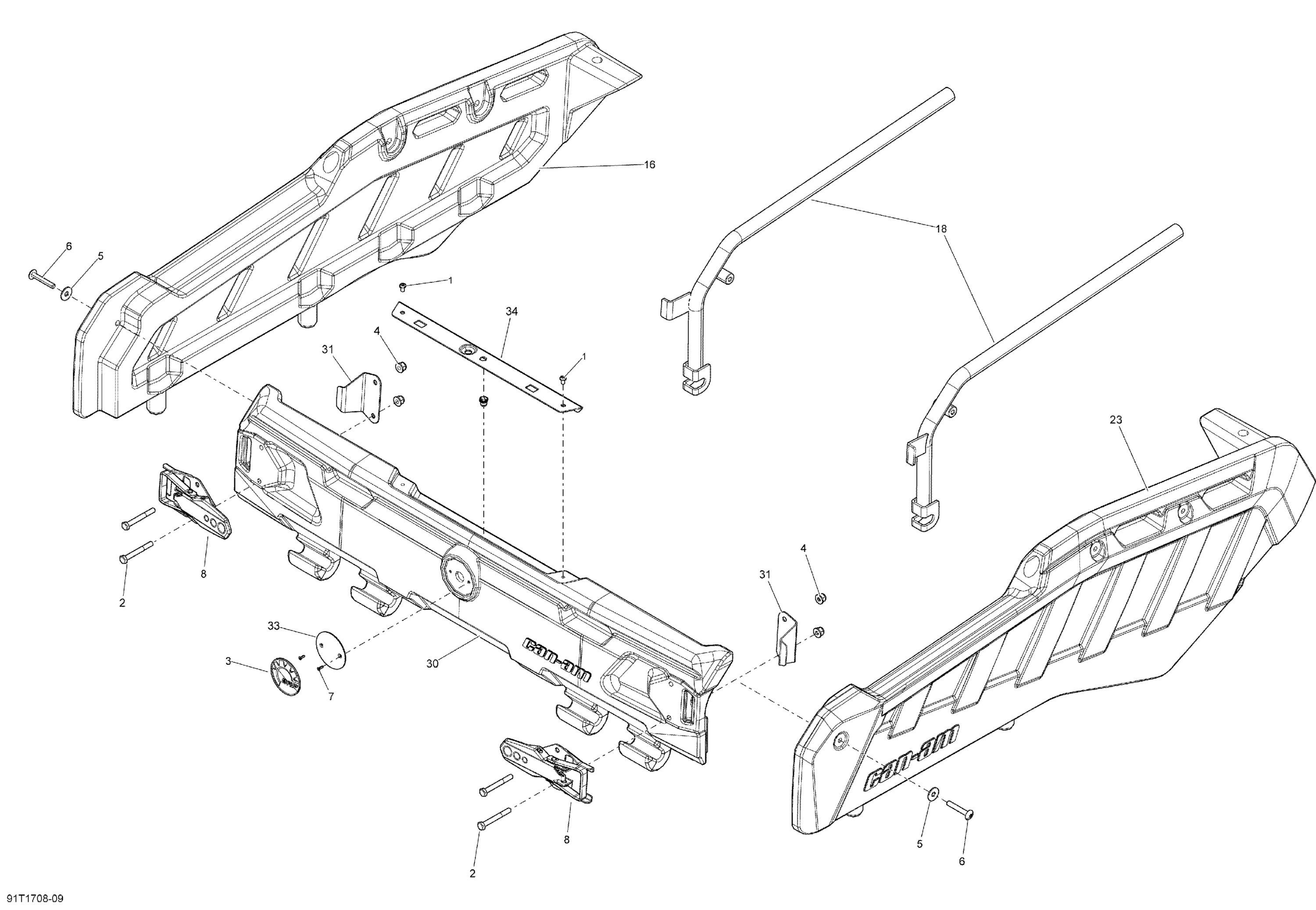 Схема узла: Side Wall Cargo Wall Kit