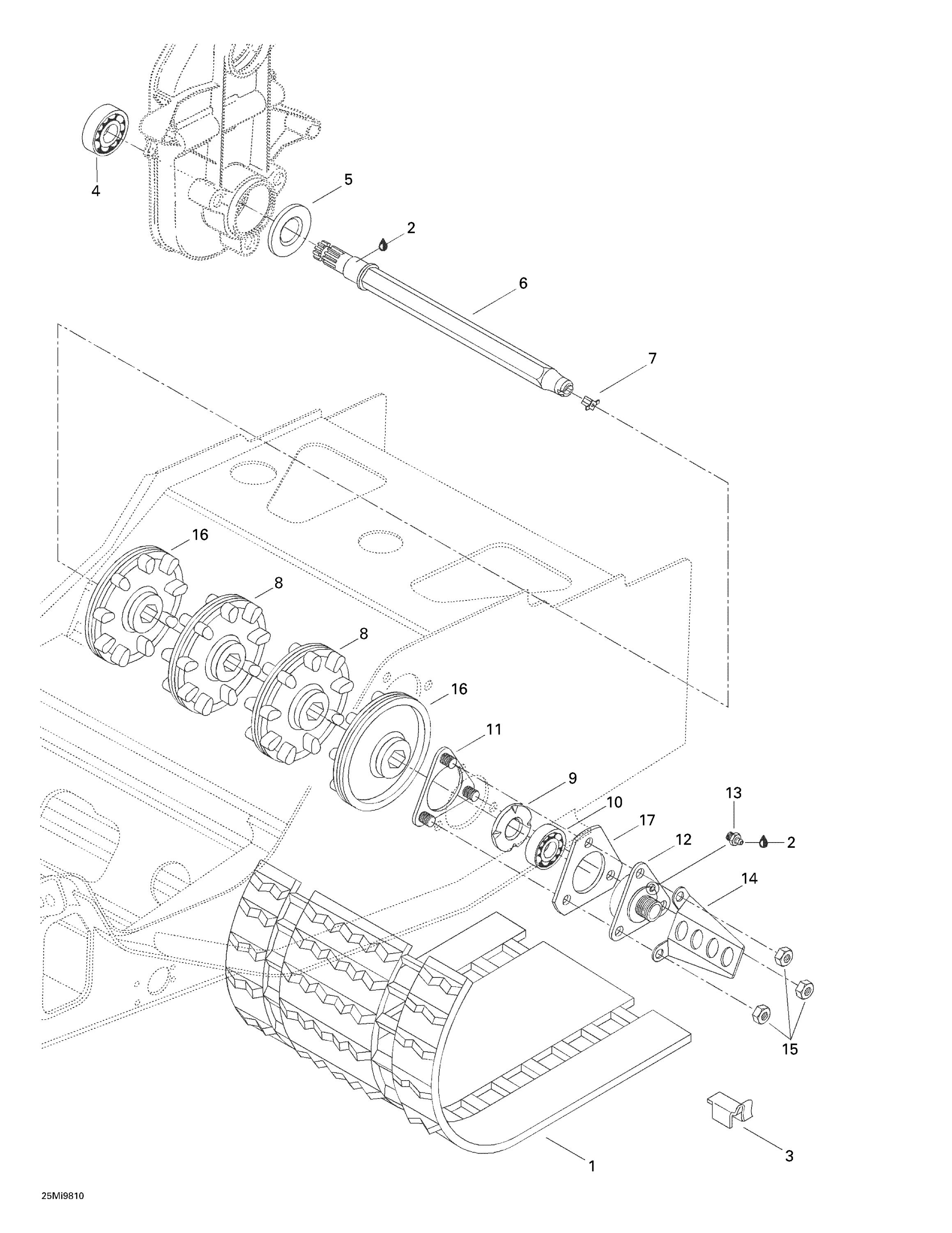 Drive Axle And Track