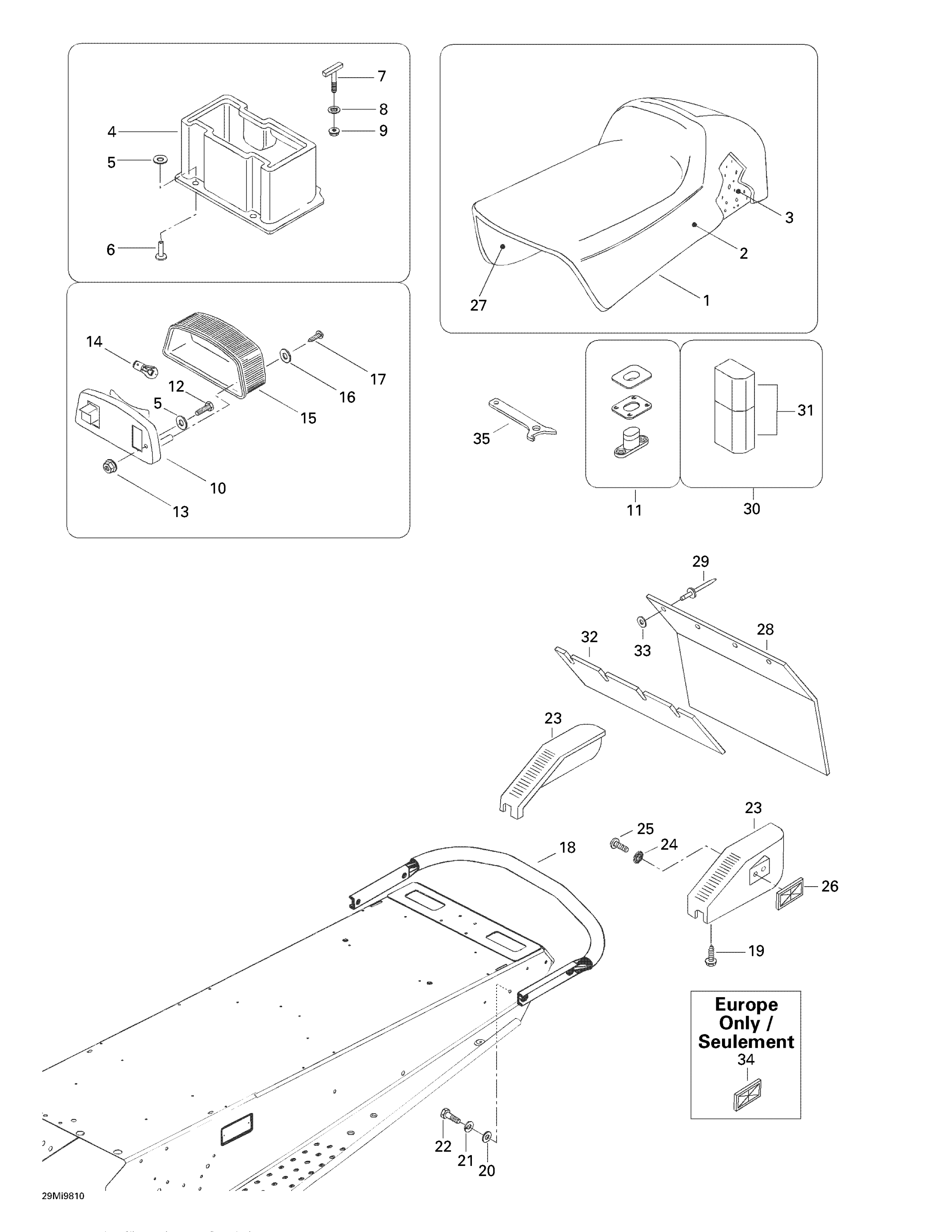 Схема узла: Seat And Accessories