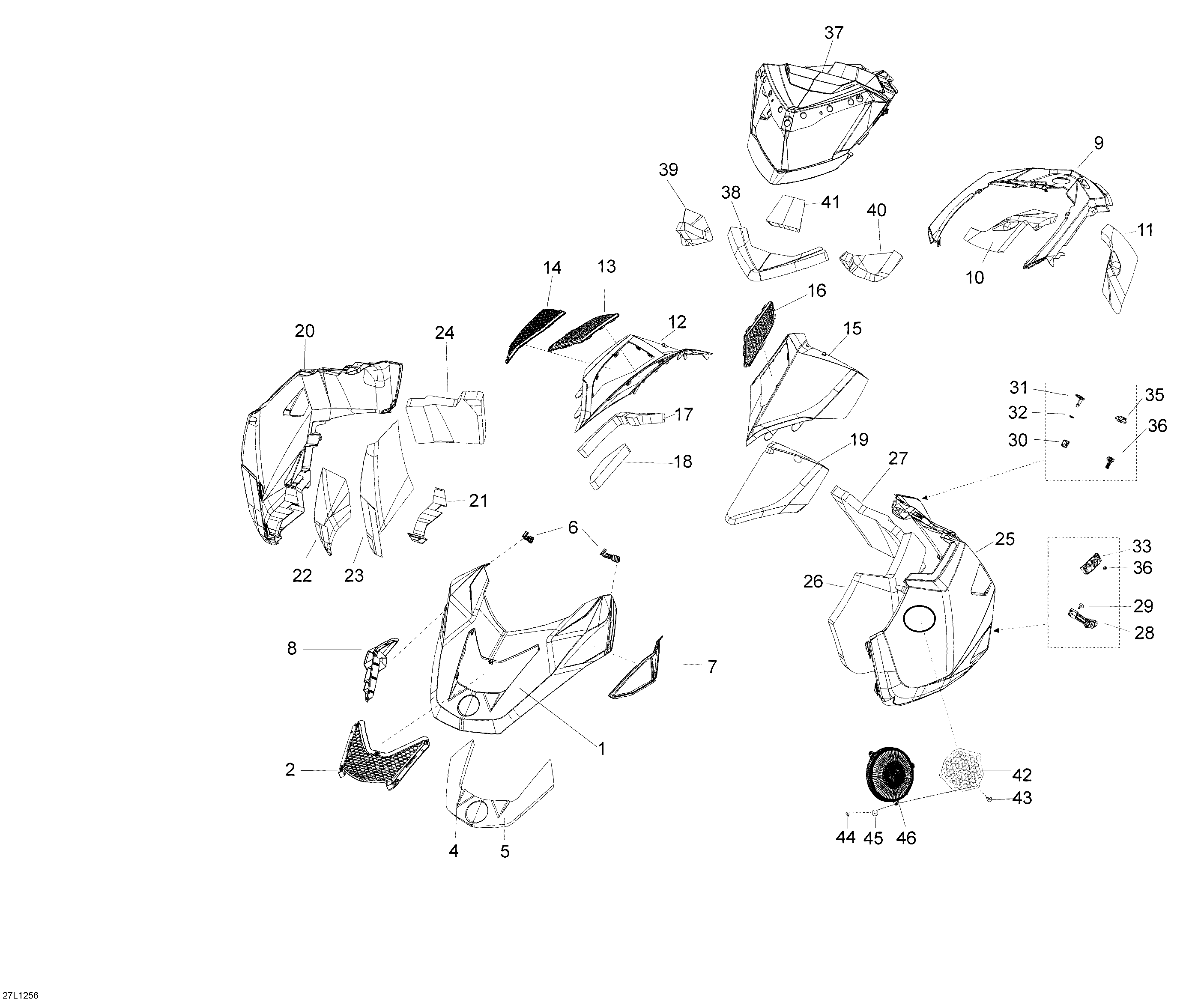 Схема узла: Hood