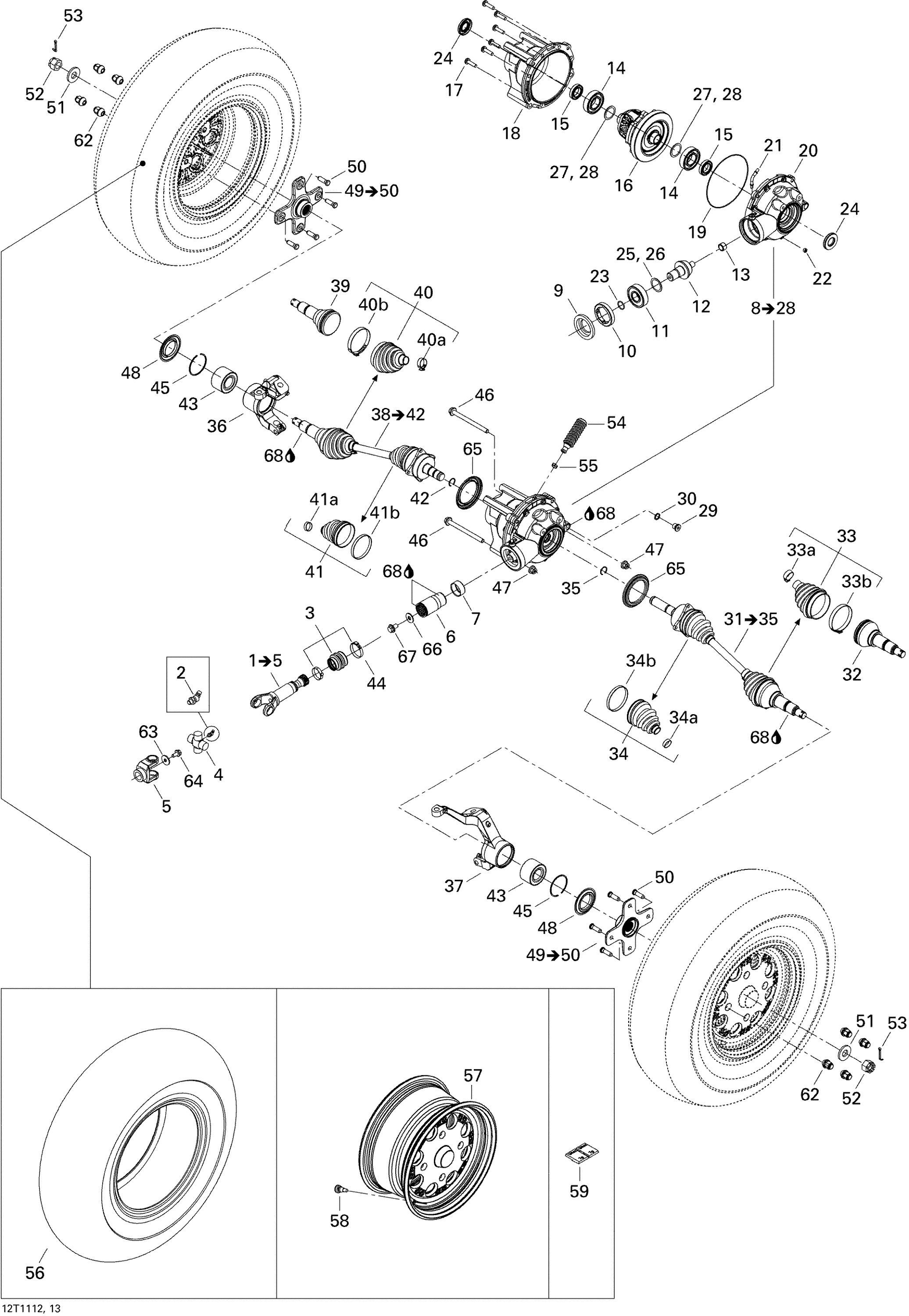 Drive System, Front