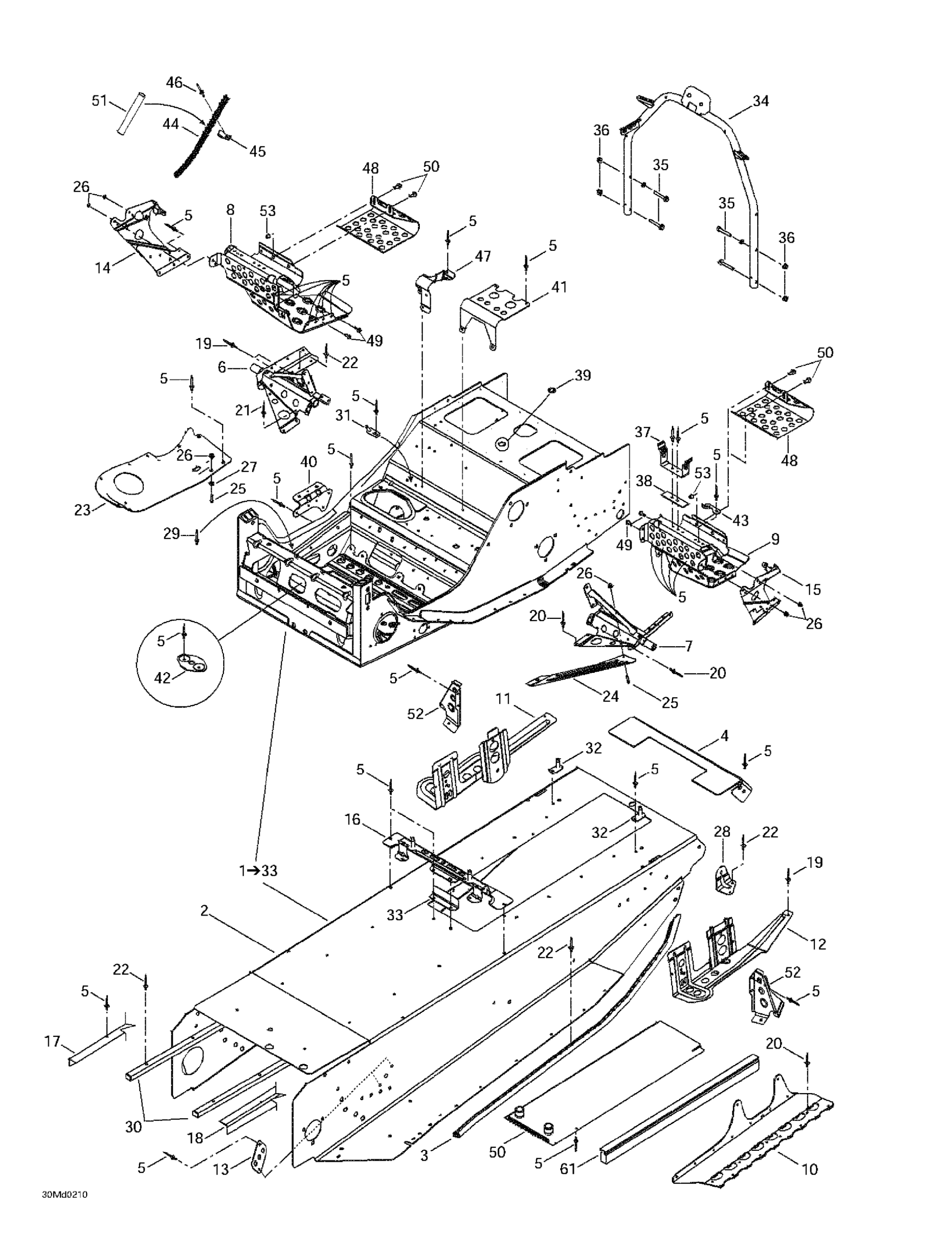 Схема узла: Frame And Accessories