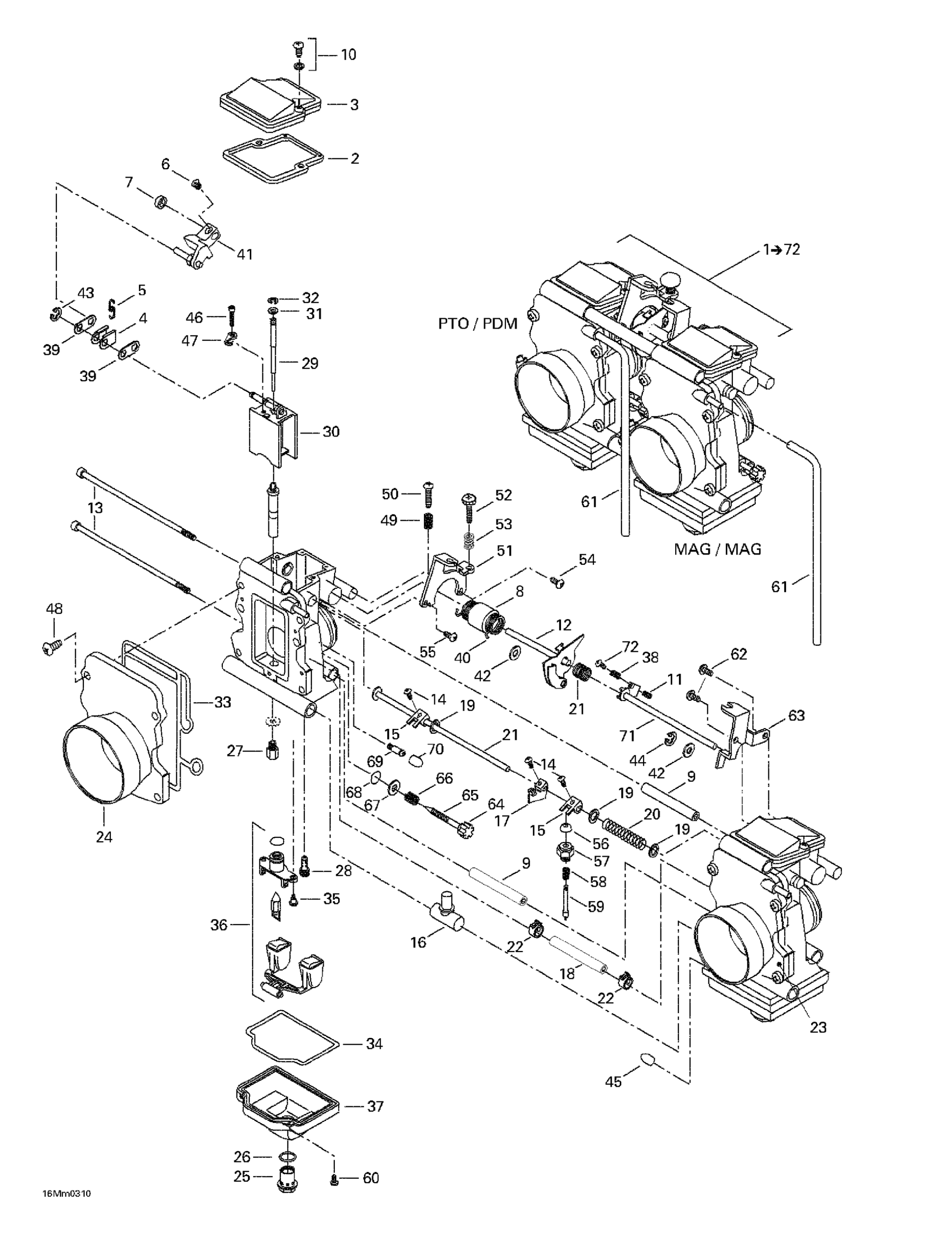 Схема узла: Carburetors