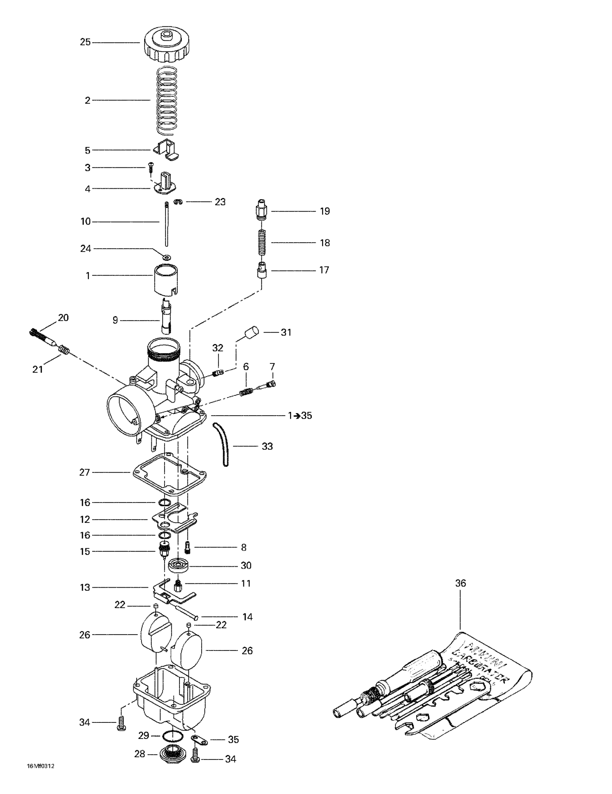 Схема узла: Carburetors