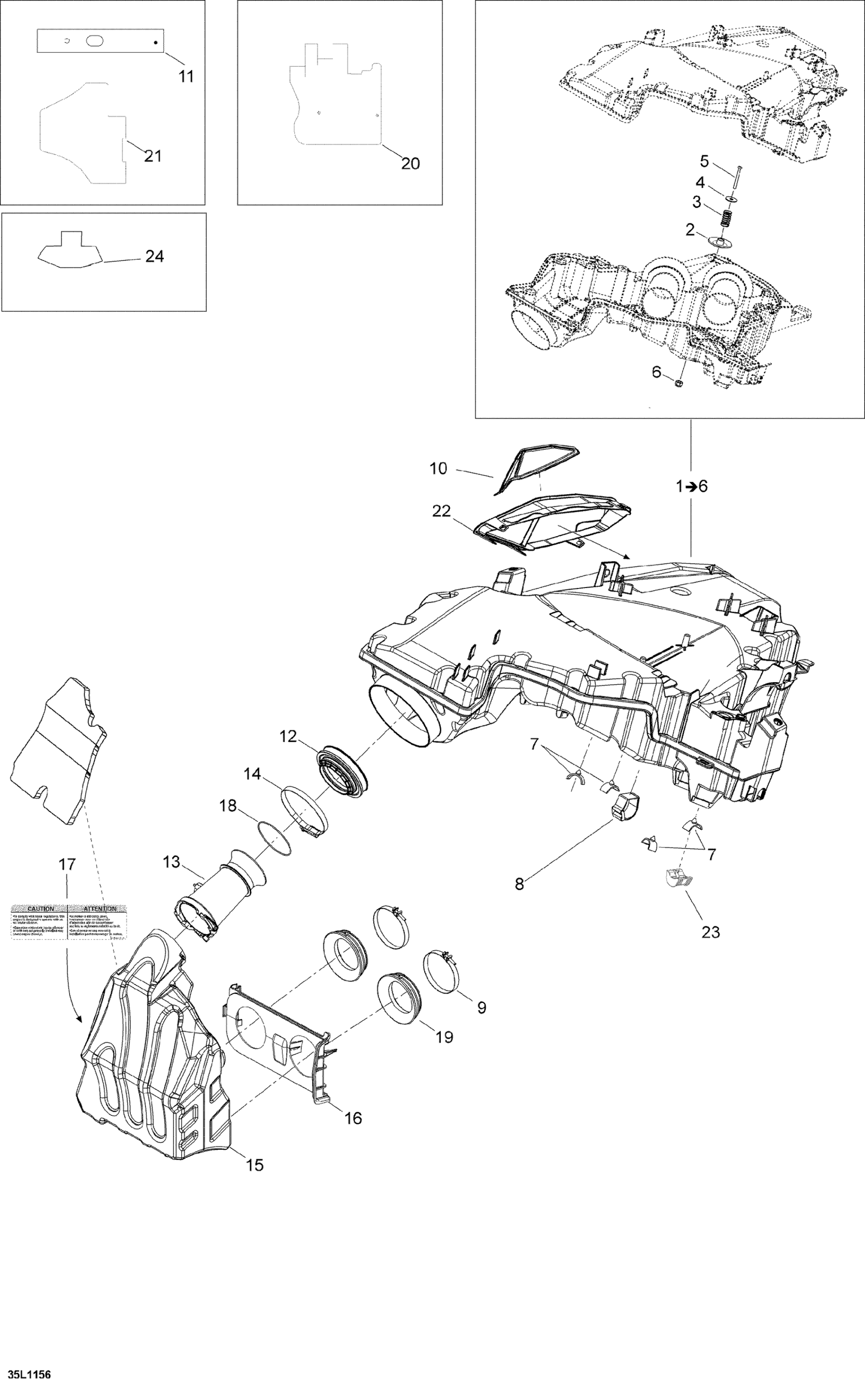 Схема узла: Air Intake System