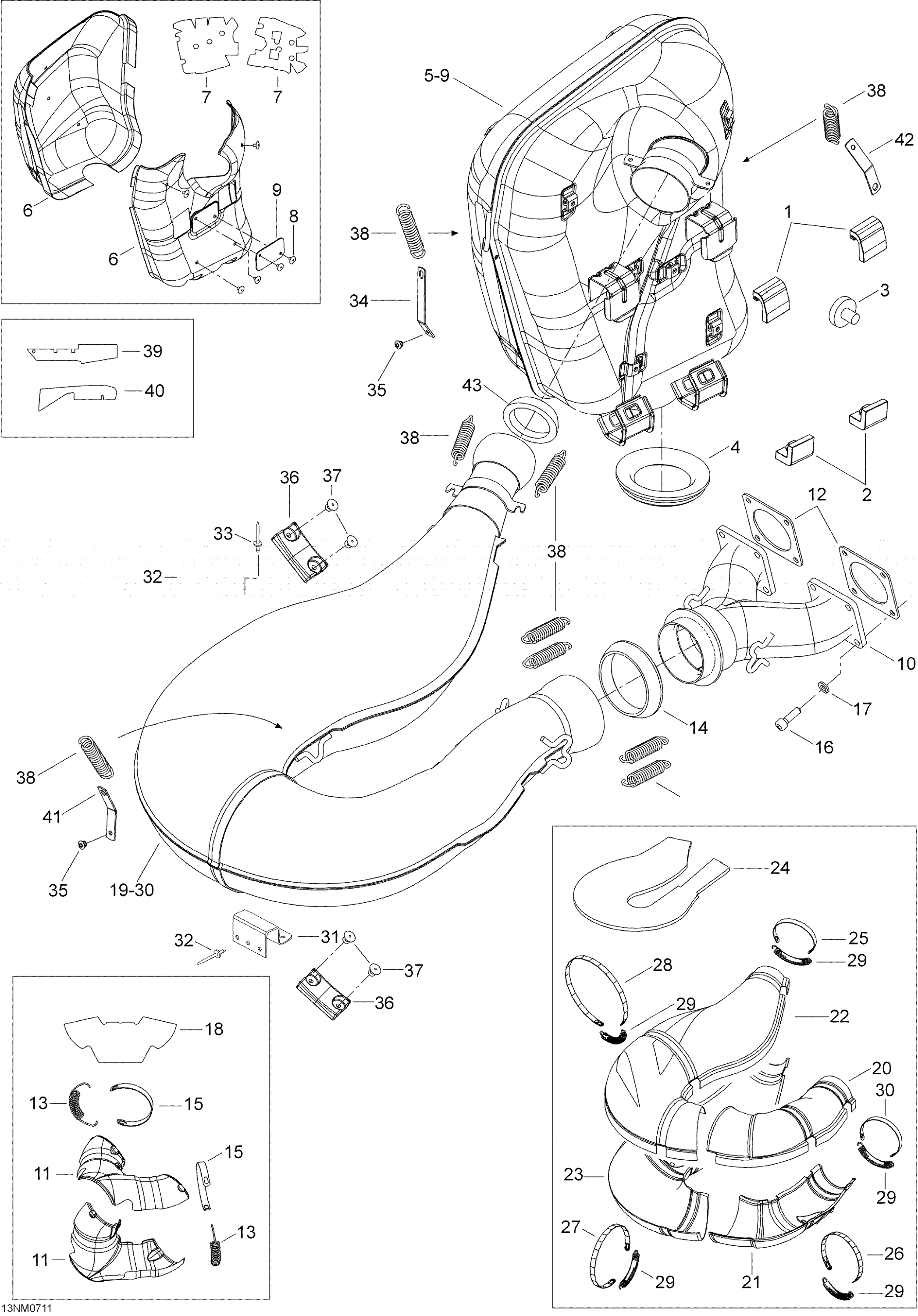 Схема узла: Exhaust System