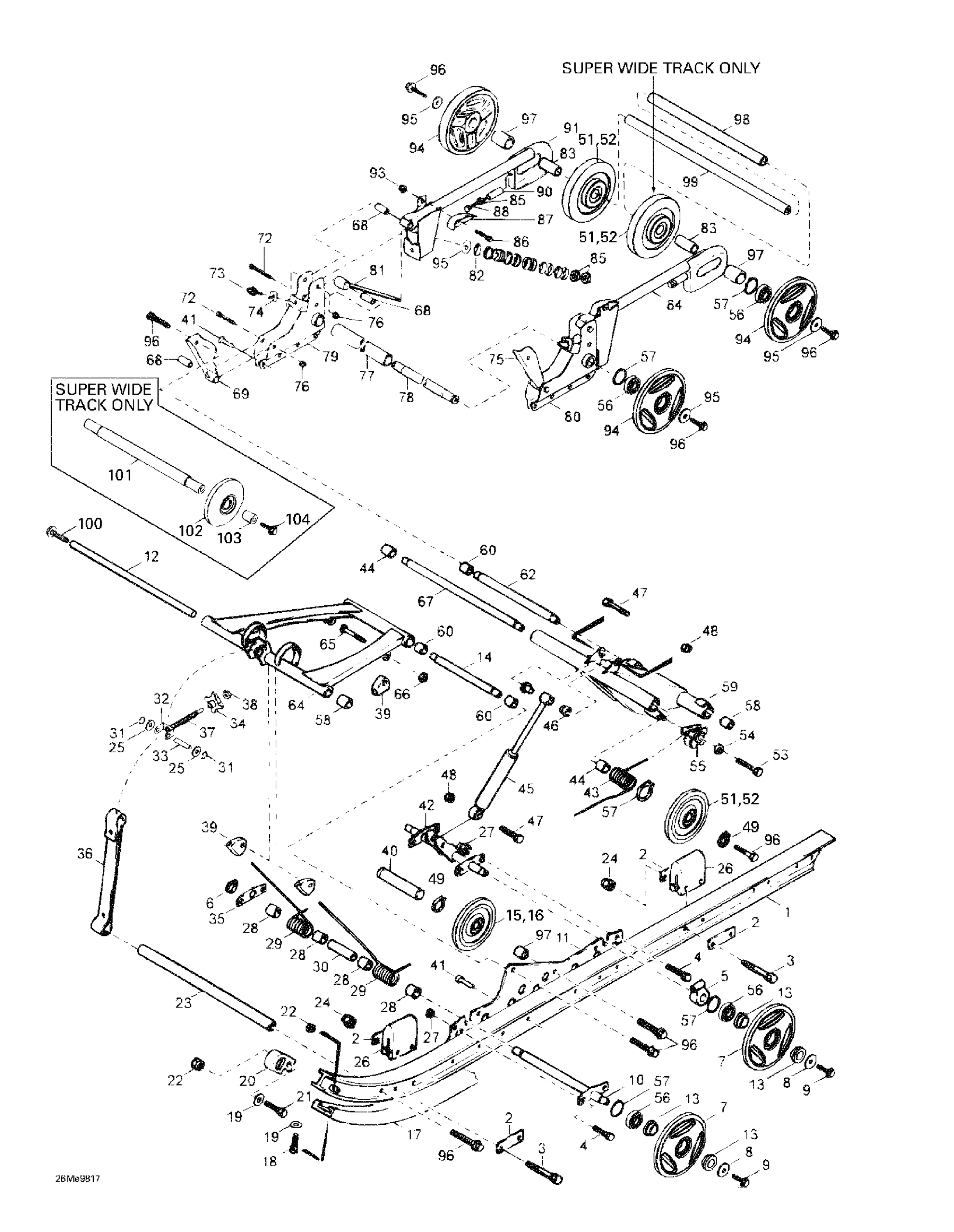 Схема узла: Rear Suspension