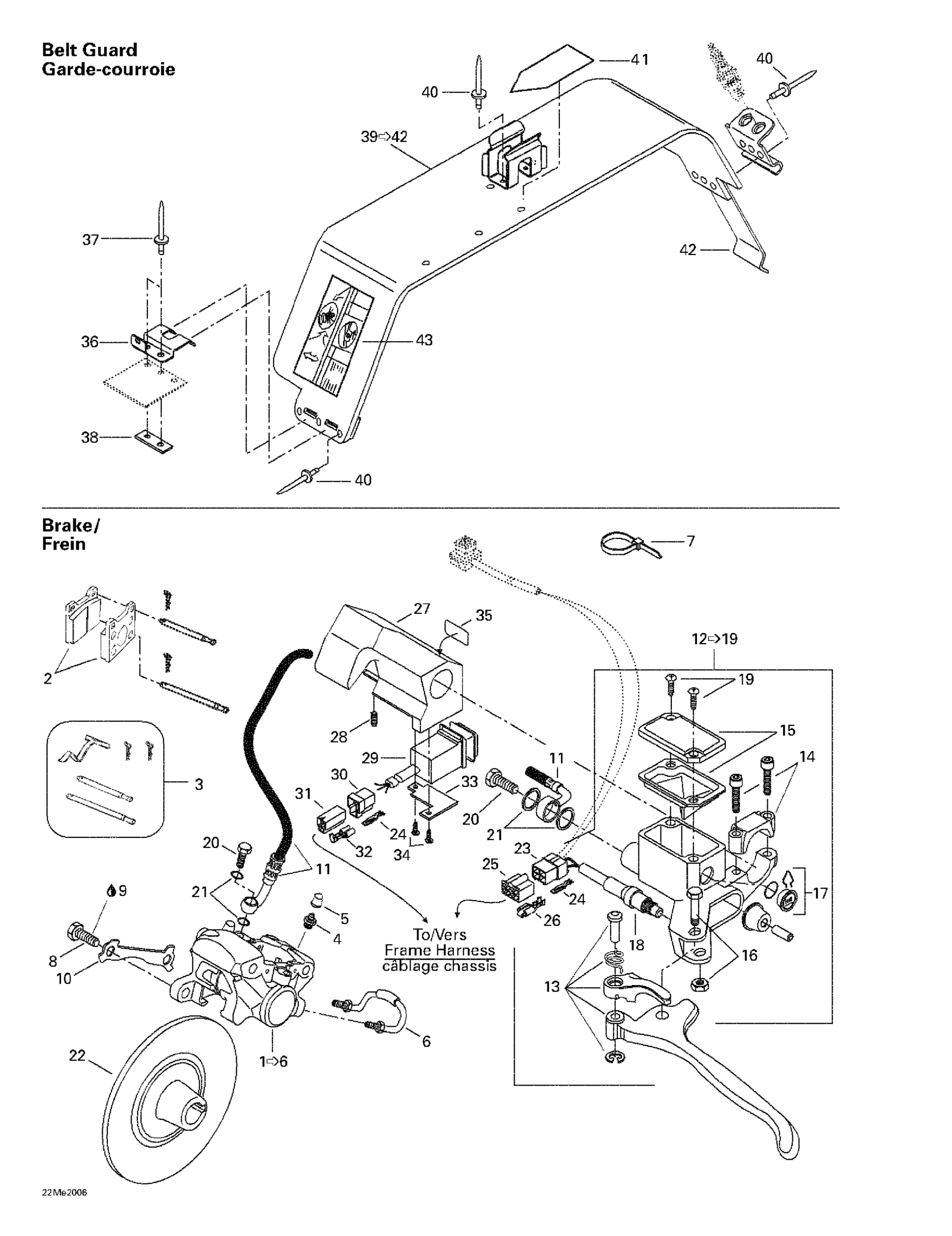 Hydraulic Brake And Belt Guard