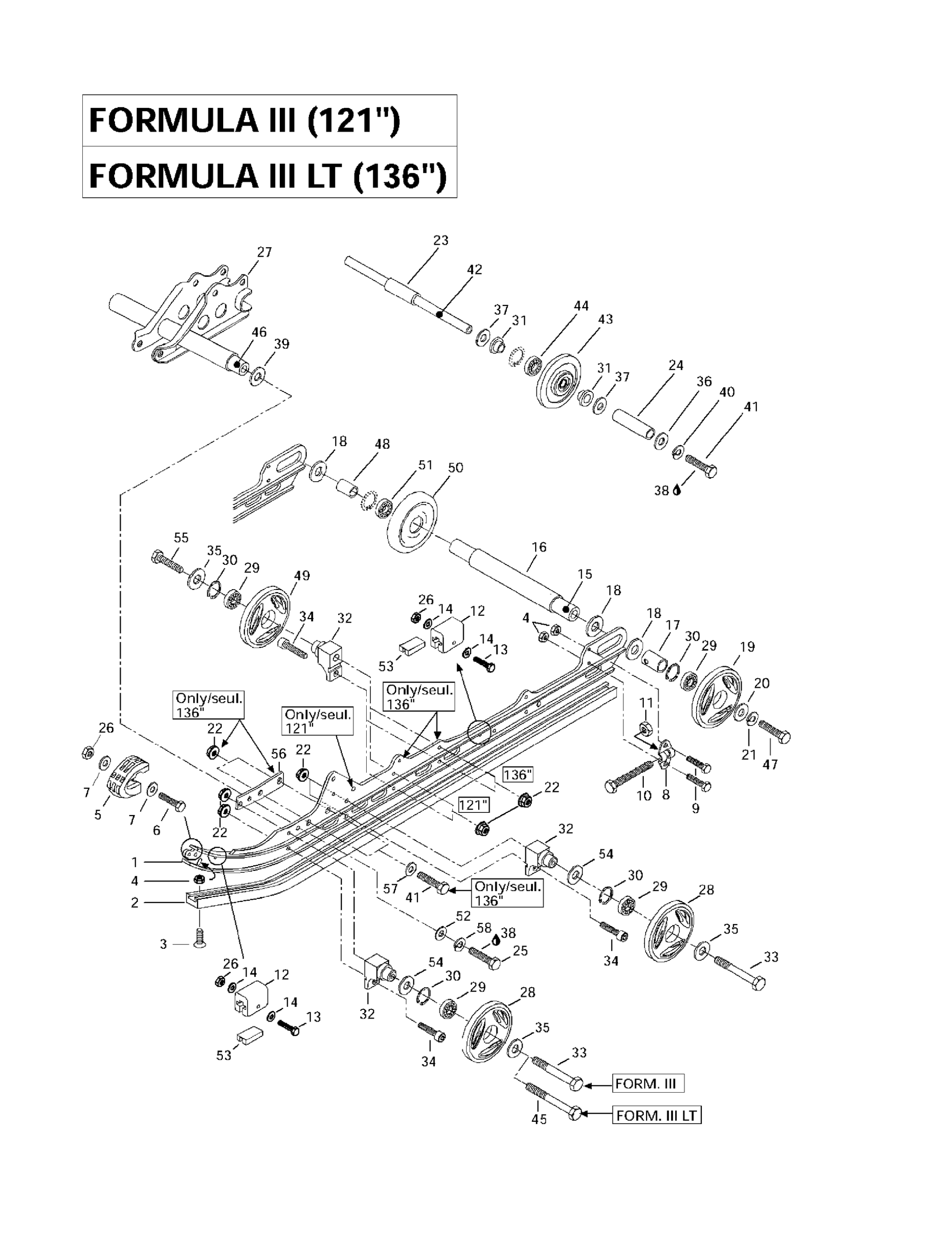 Rear Suspension (121”, 136”)
