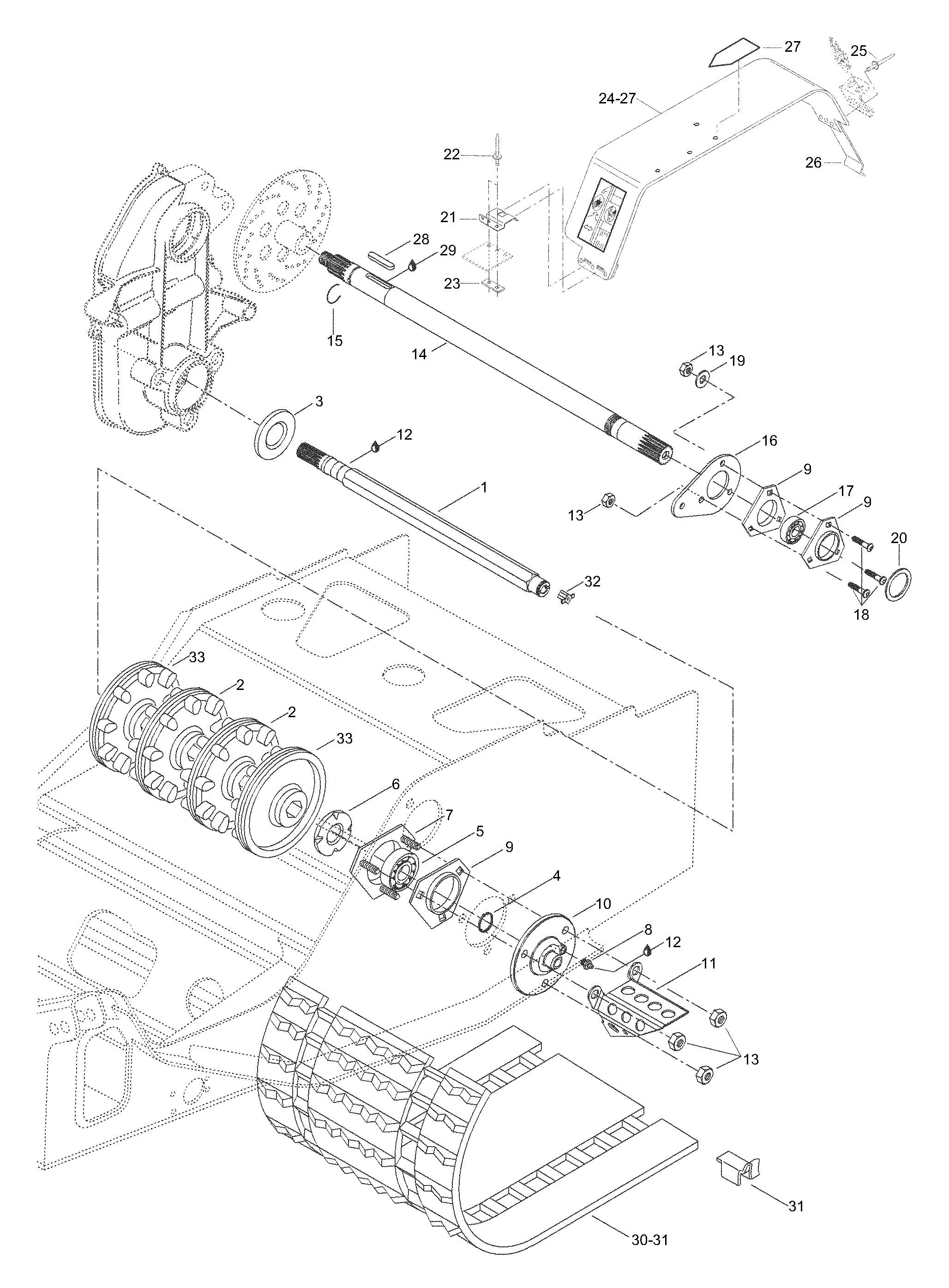Схема узла: Drive Axle