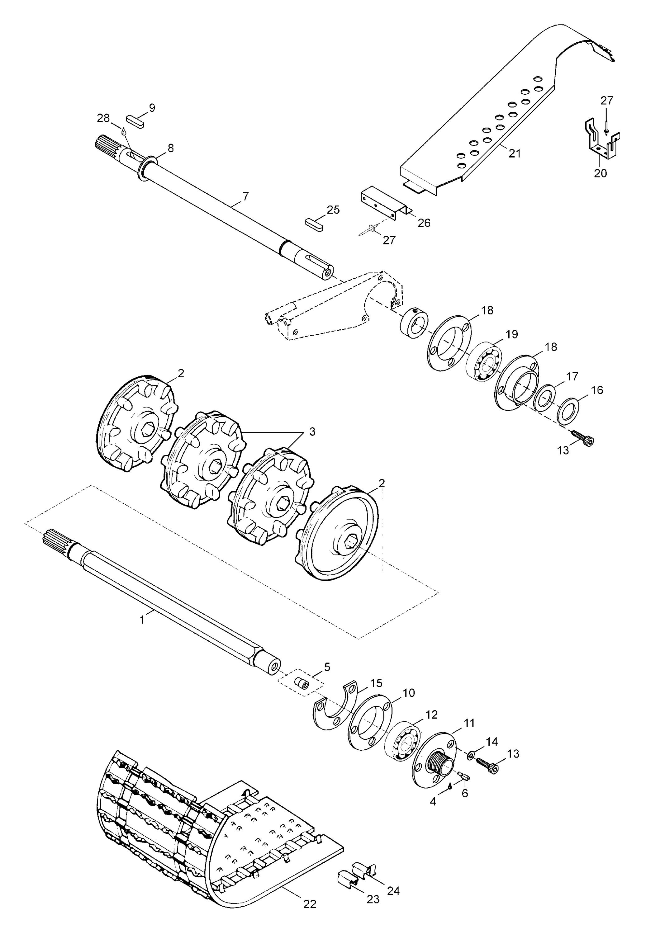 Схема узла: Drive Axle