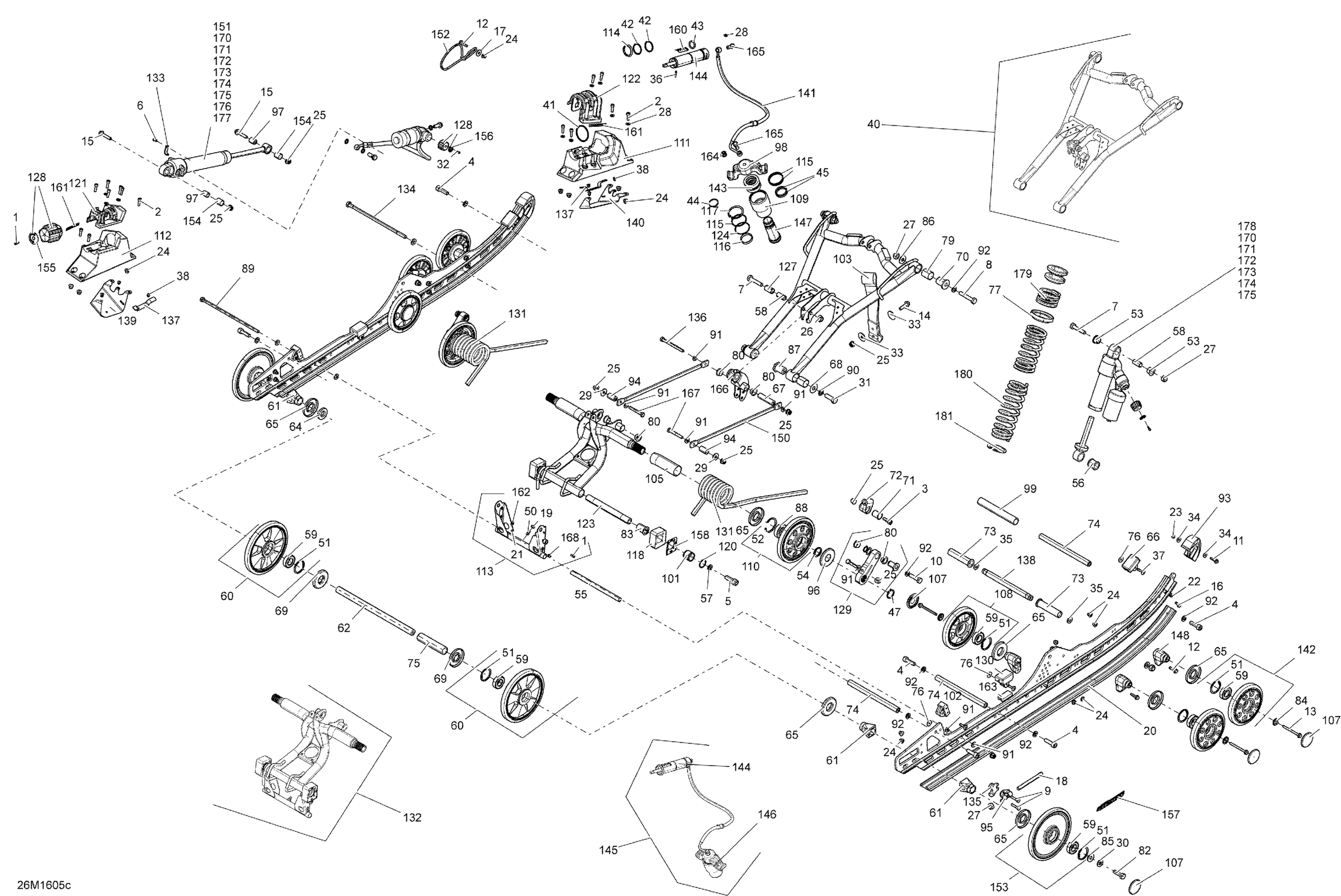 Rear Suspension - Package Blizzard_X-RS