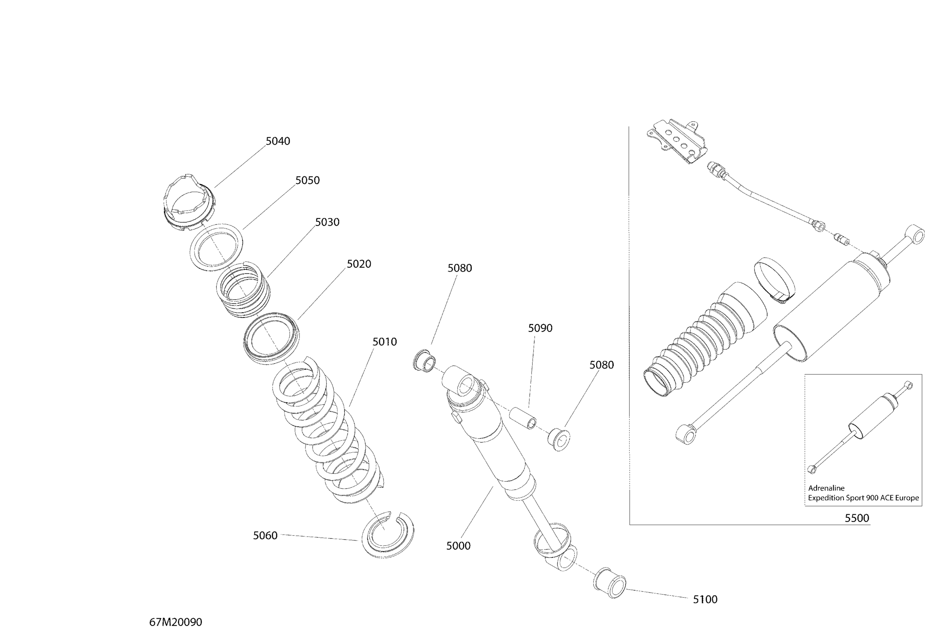 Suspension, Rear - Shocks - Sport