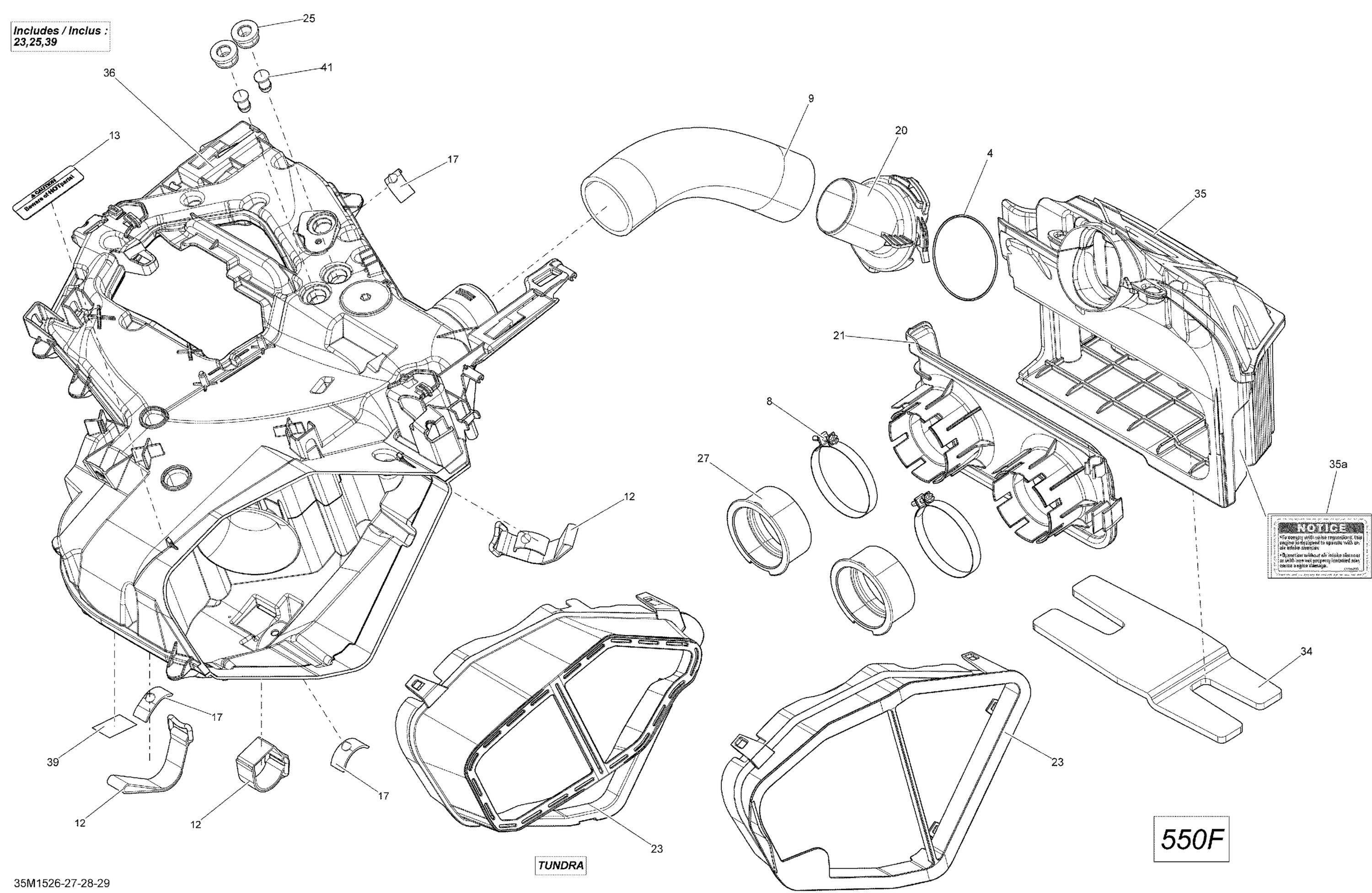 Схема узла: Air Intake System _35M1527