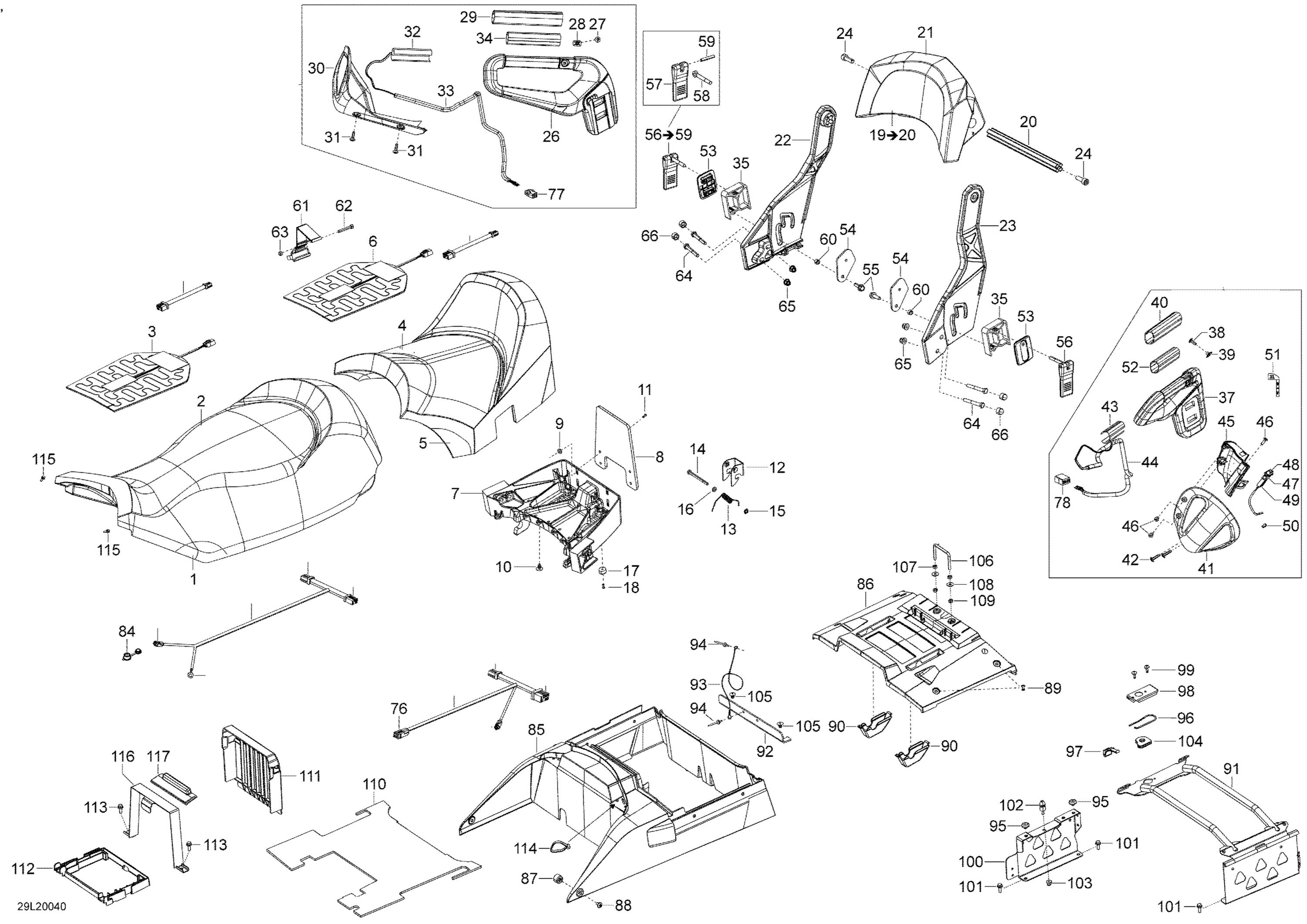 Seat - Main Section - SC
