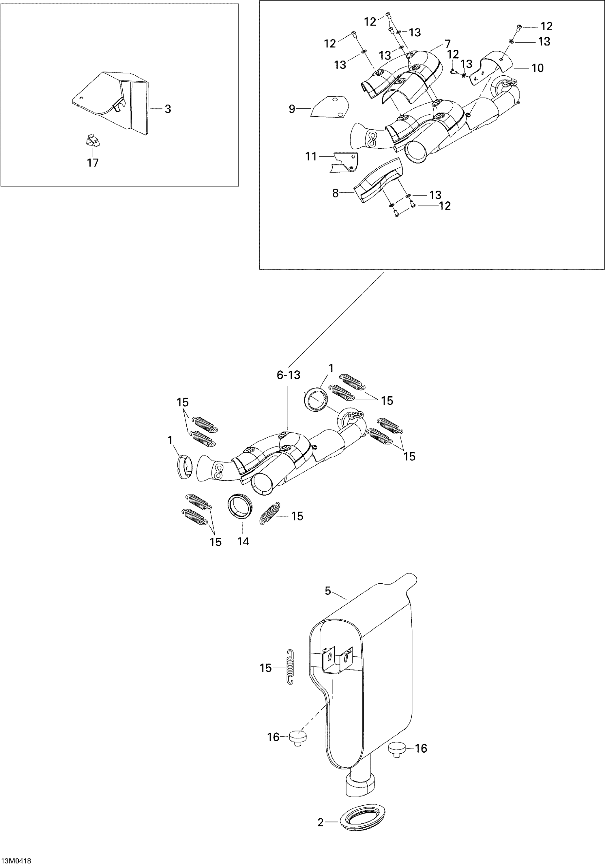Схема узла: Exhaust System