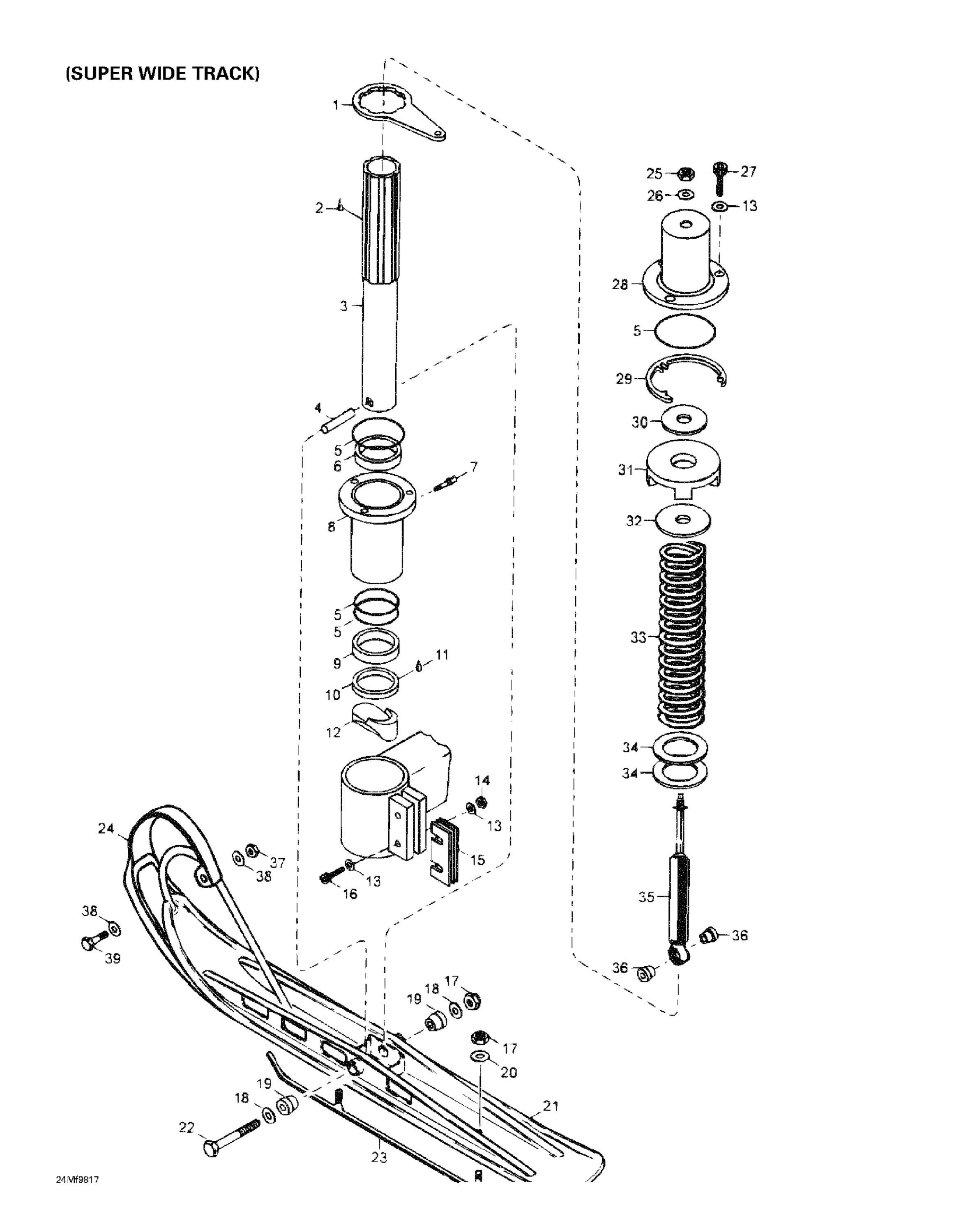 Схема узла: Front Suspension And Ski 2