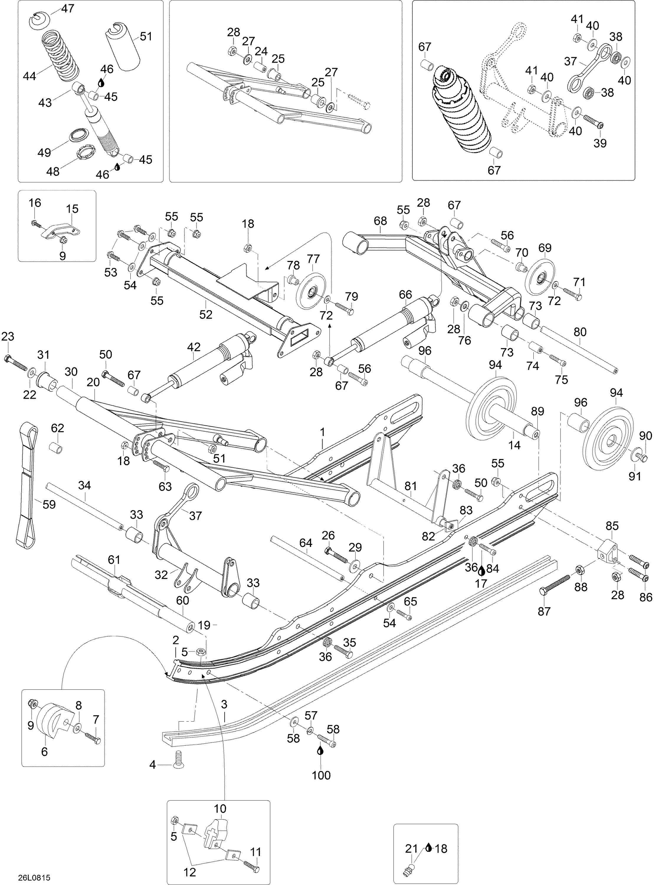Схема узла: Rear Suspension
