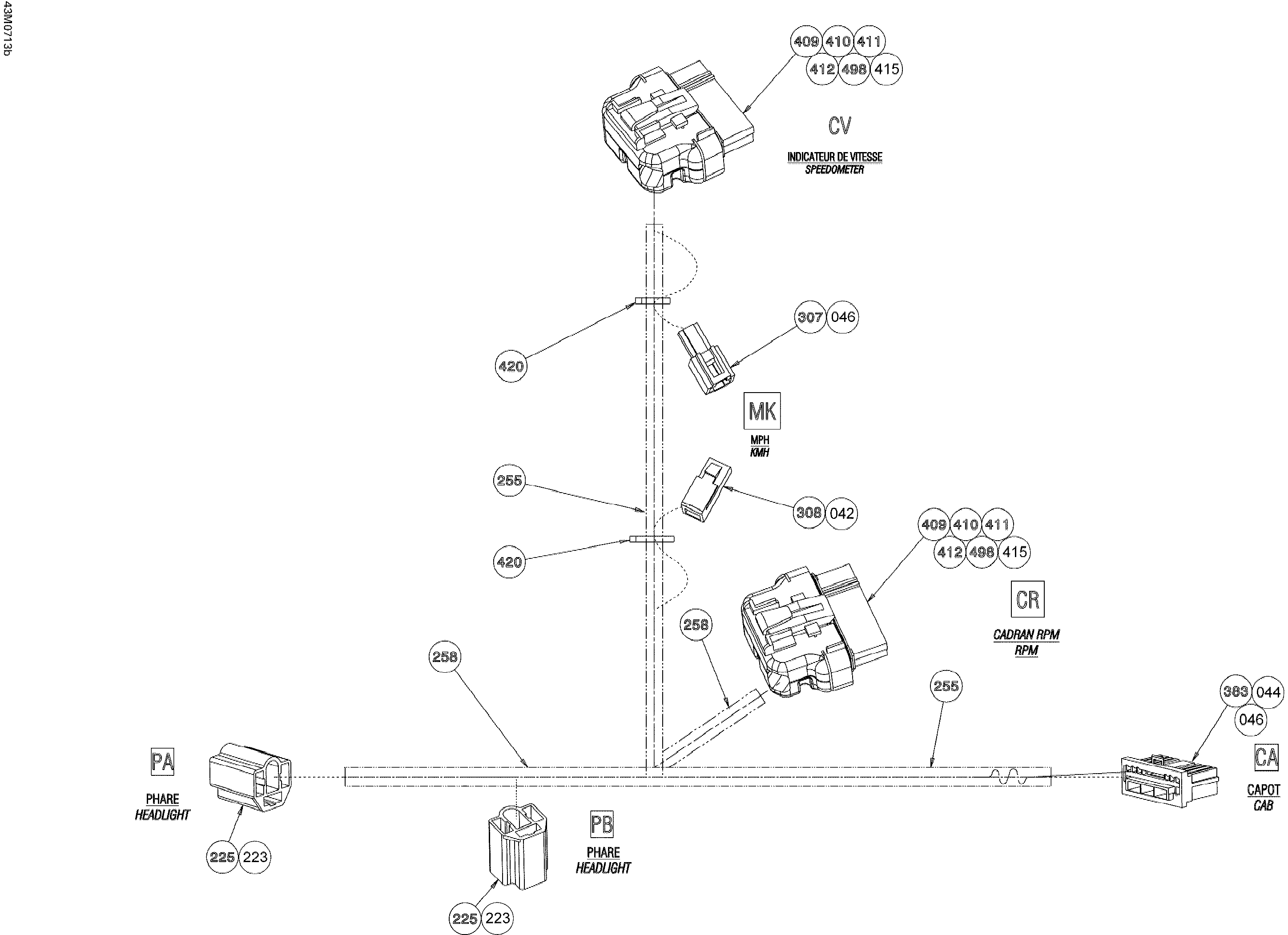 Electrical Harness Hood EUR