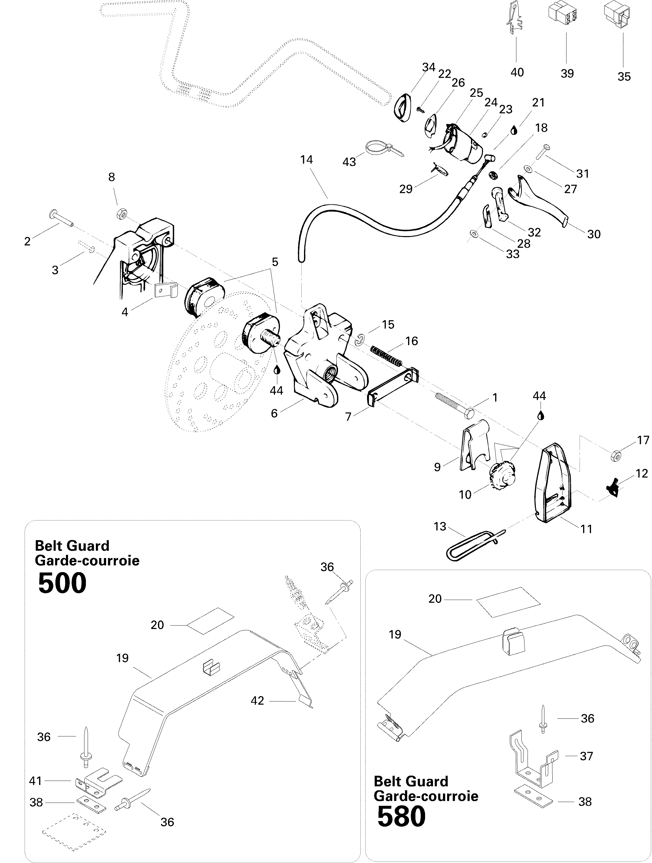 Схема узла: Brake 500
