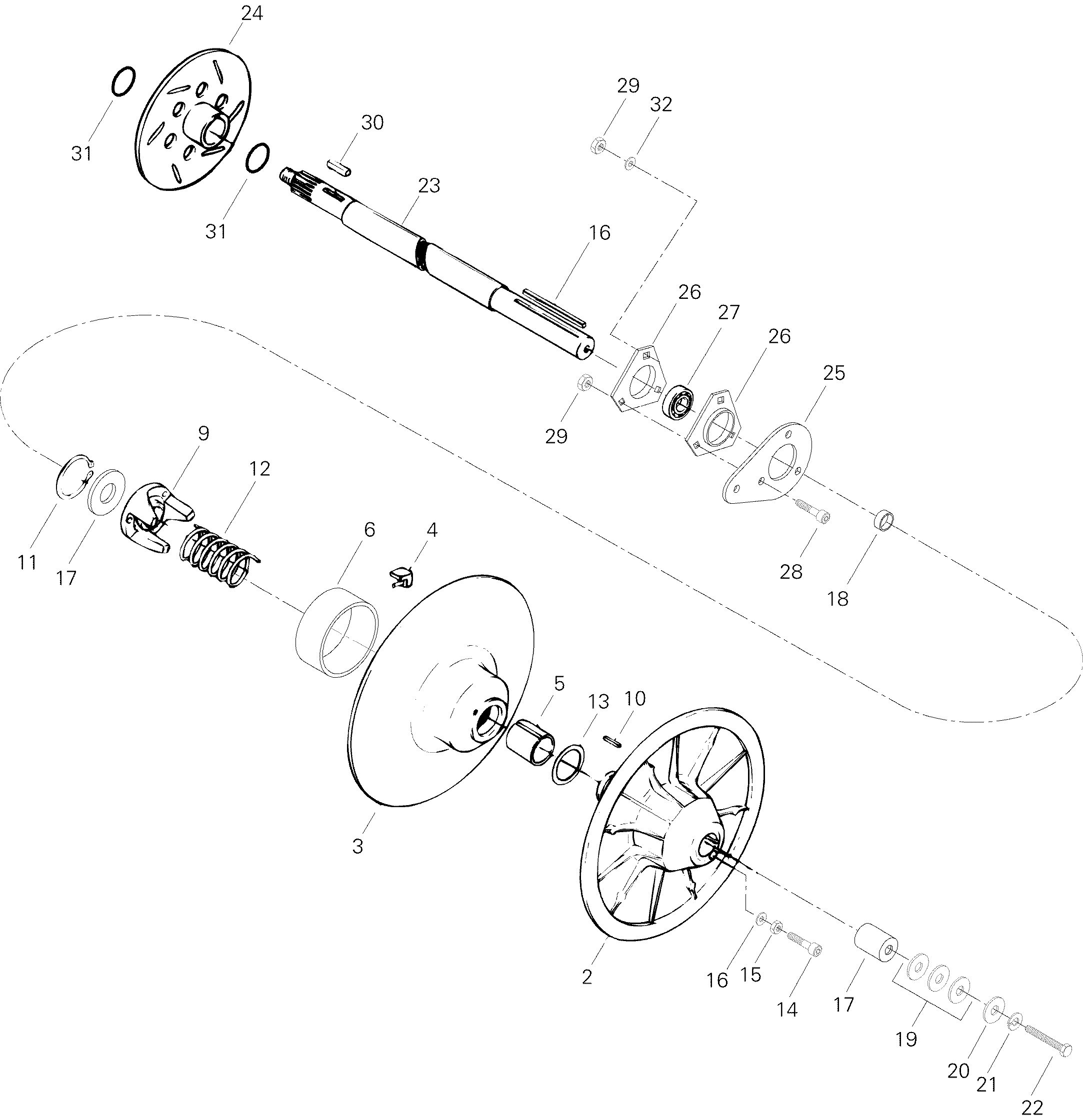 Driven Pulley