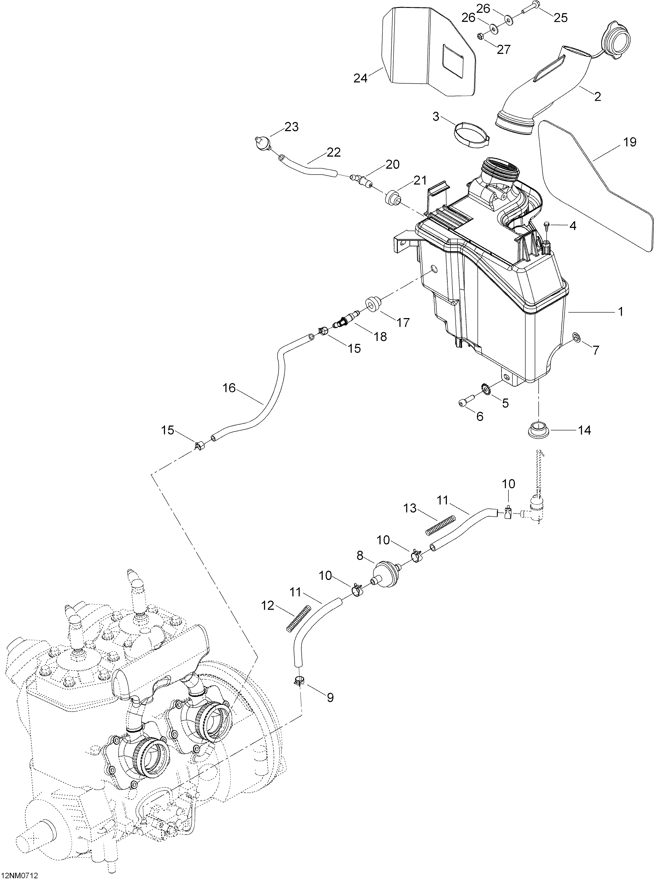 Oil Tank And Support