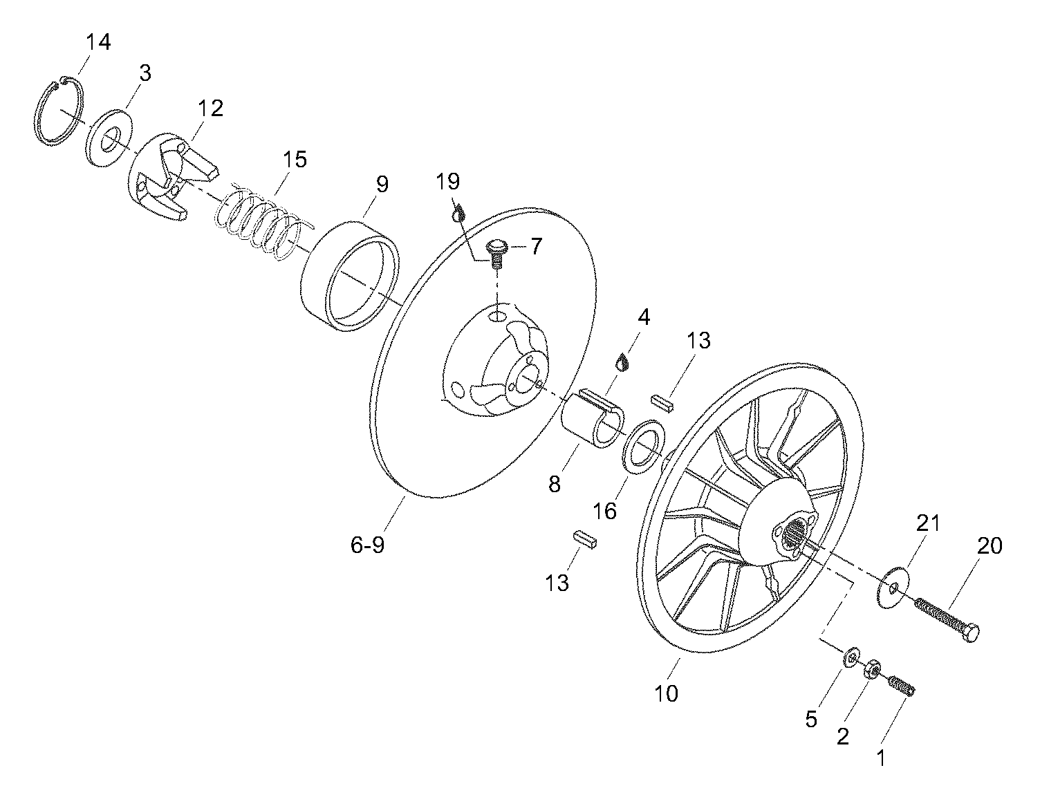 Driven Pulley