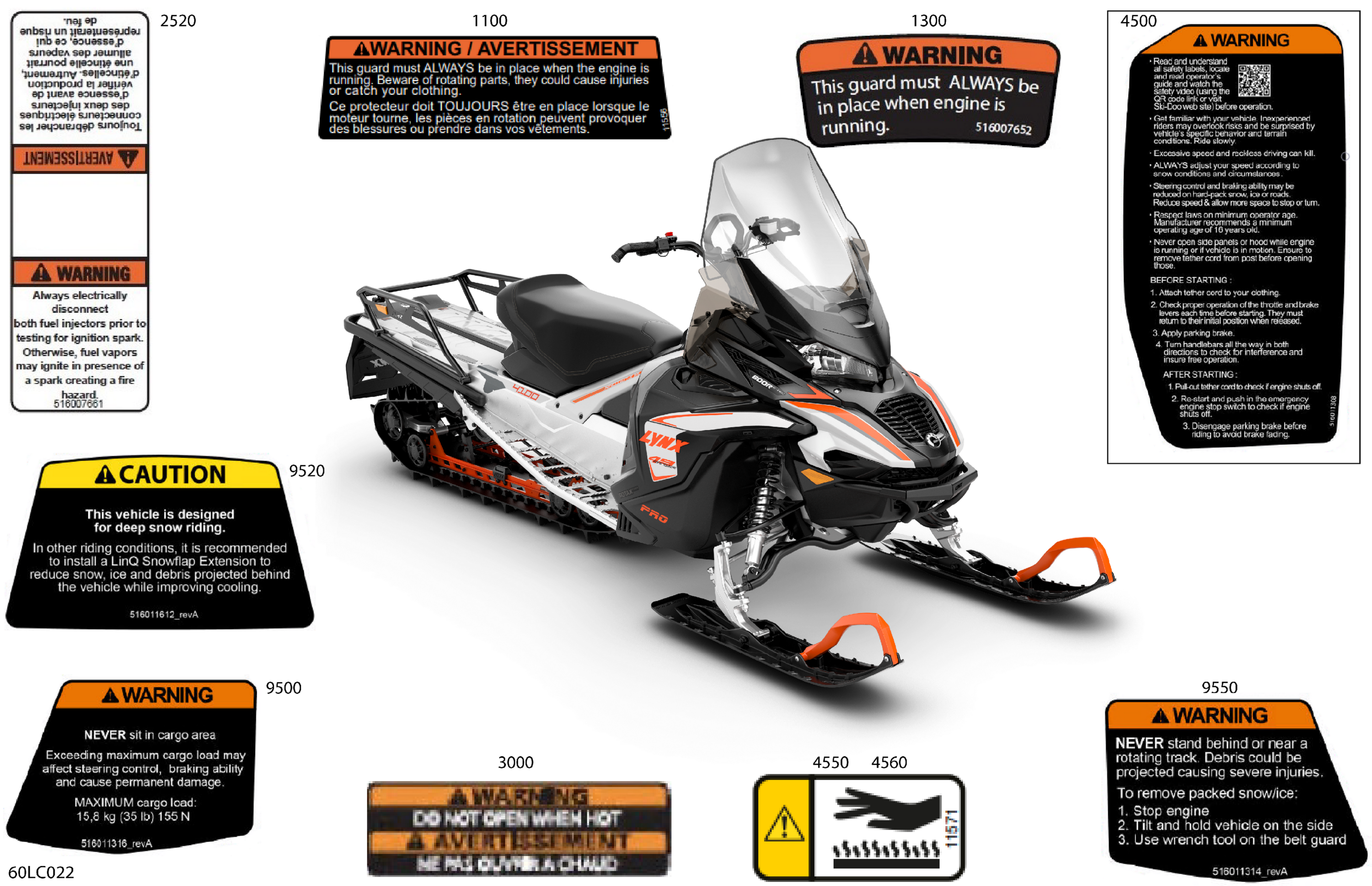 Body - Warning Decals
