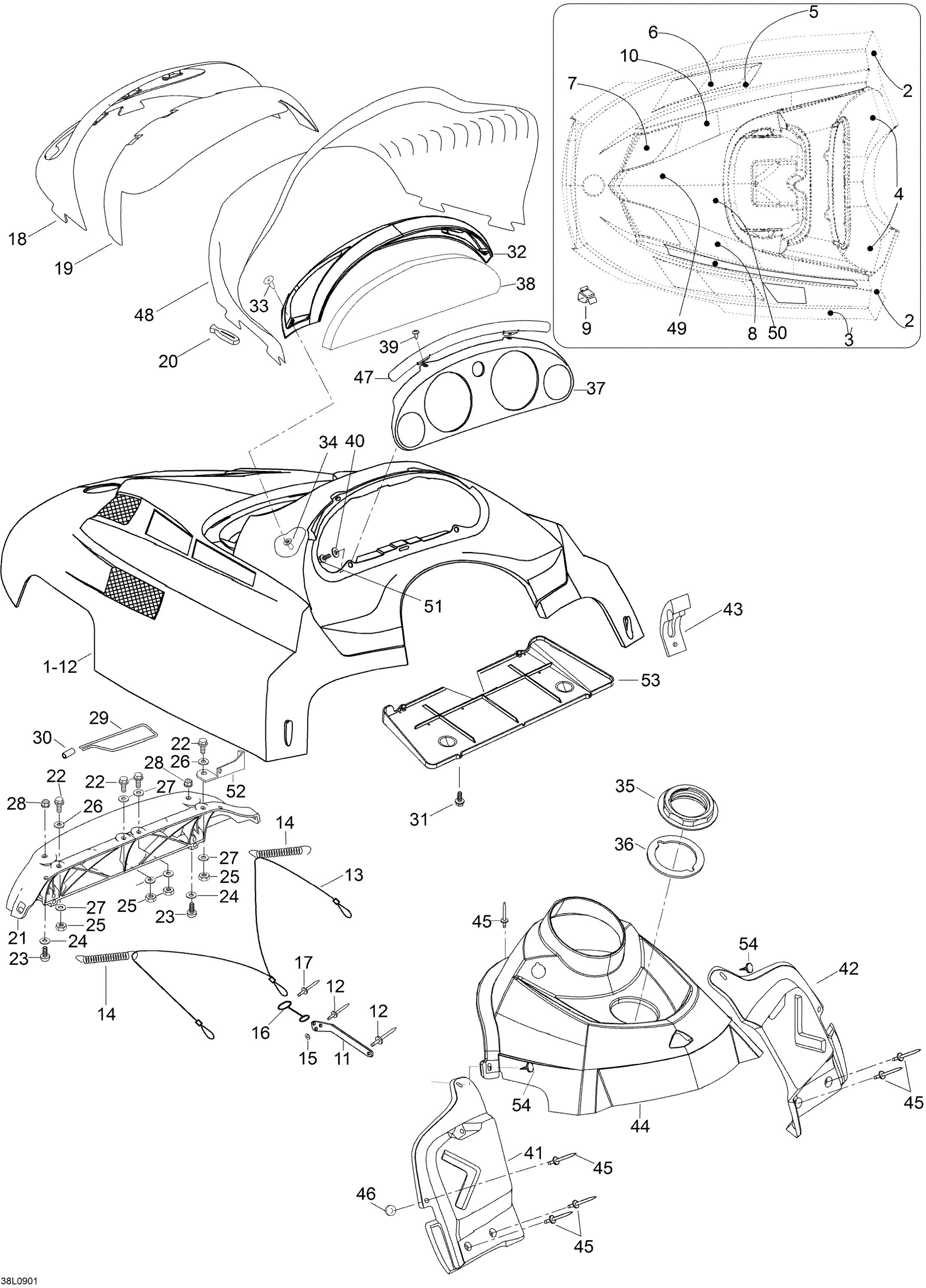 Hood And Console _38L0901