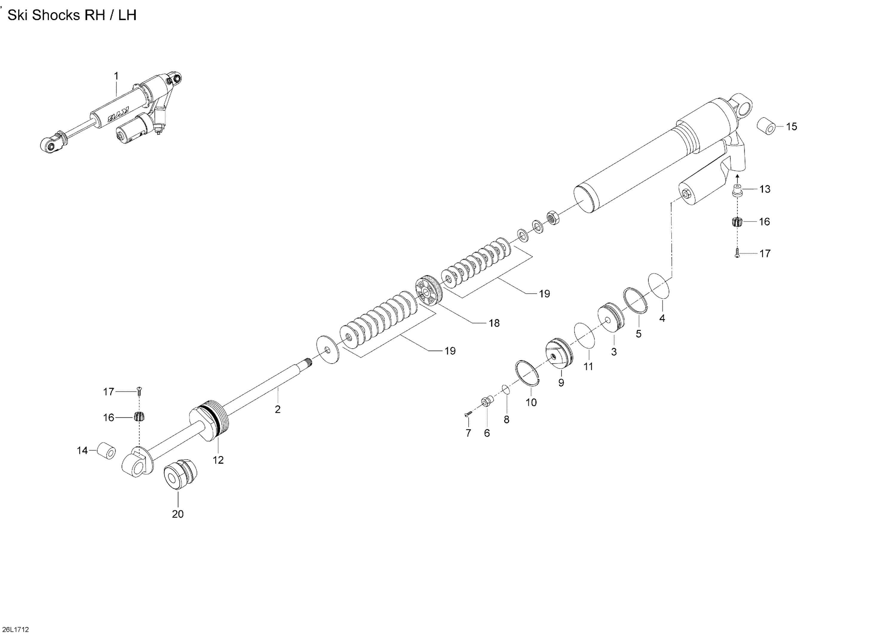 Схема узла: Take Apart Shock, Front