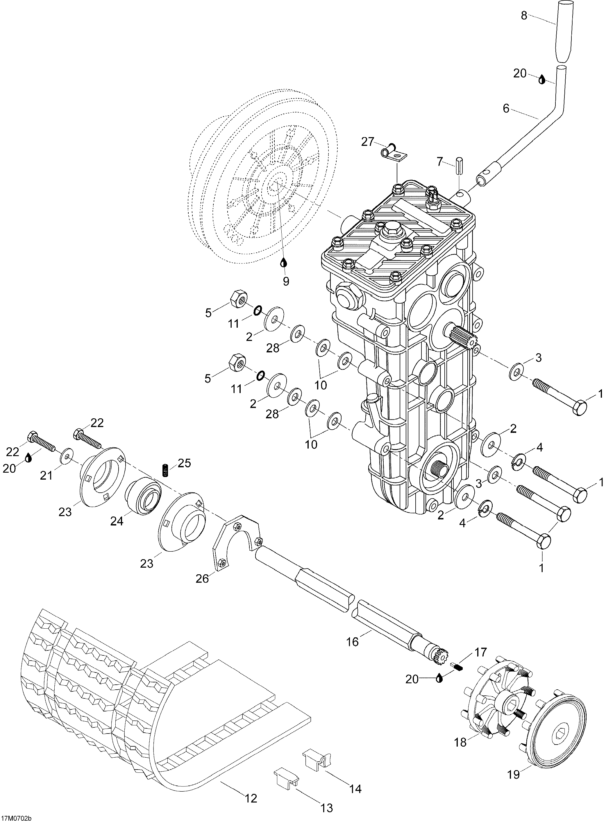 Схема узла: Drive System WT 600