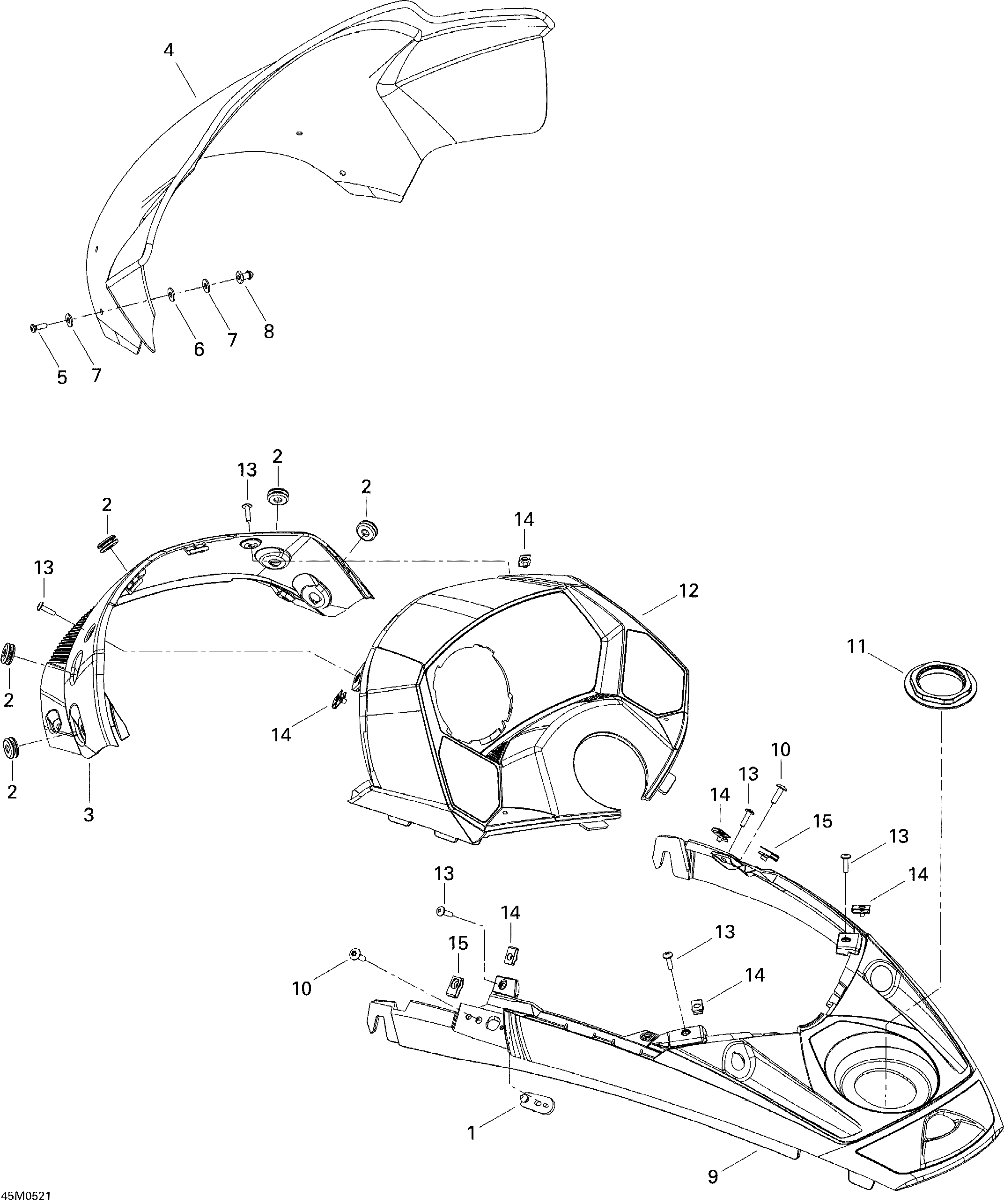 Windshield And Console