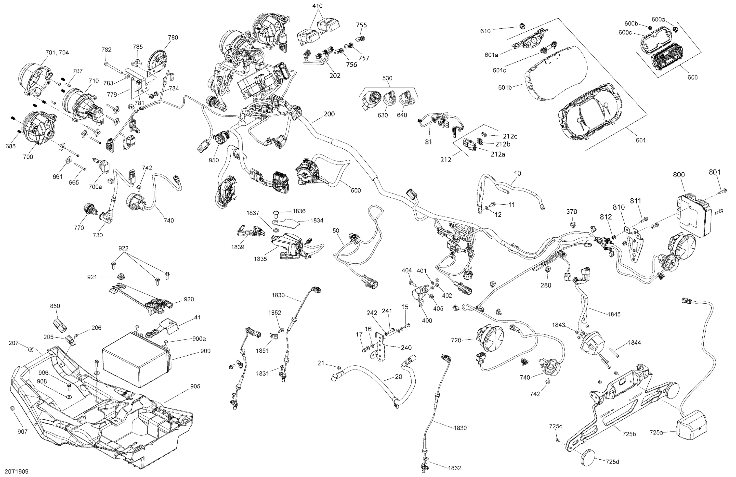 Electrical - 570 EFI & 650 EFI - Packages XT, XTP & Pro Nordic