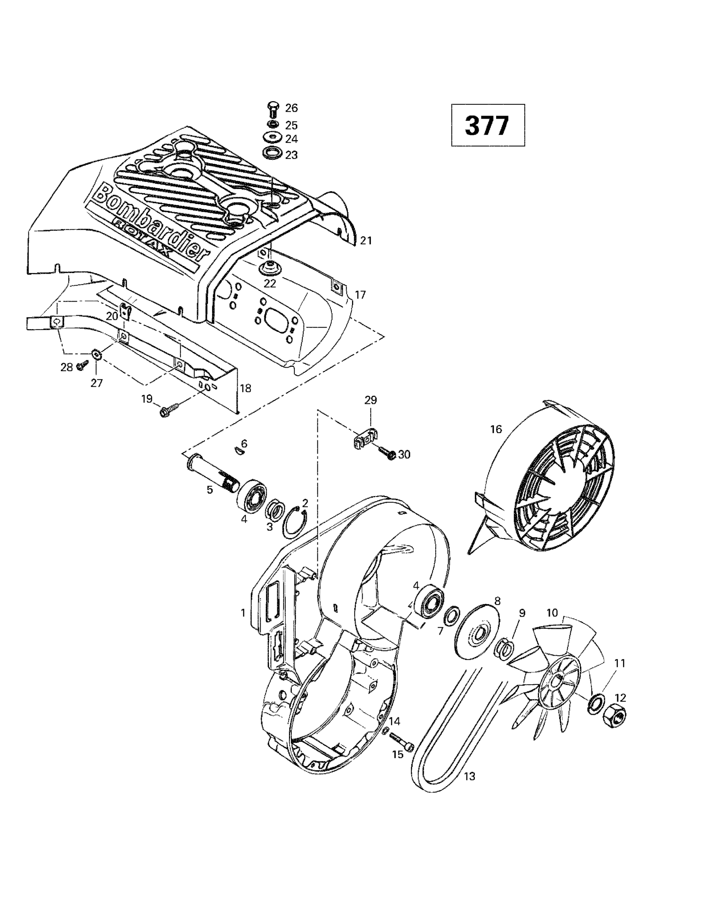 Cooling System  Fan (377)