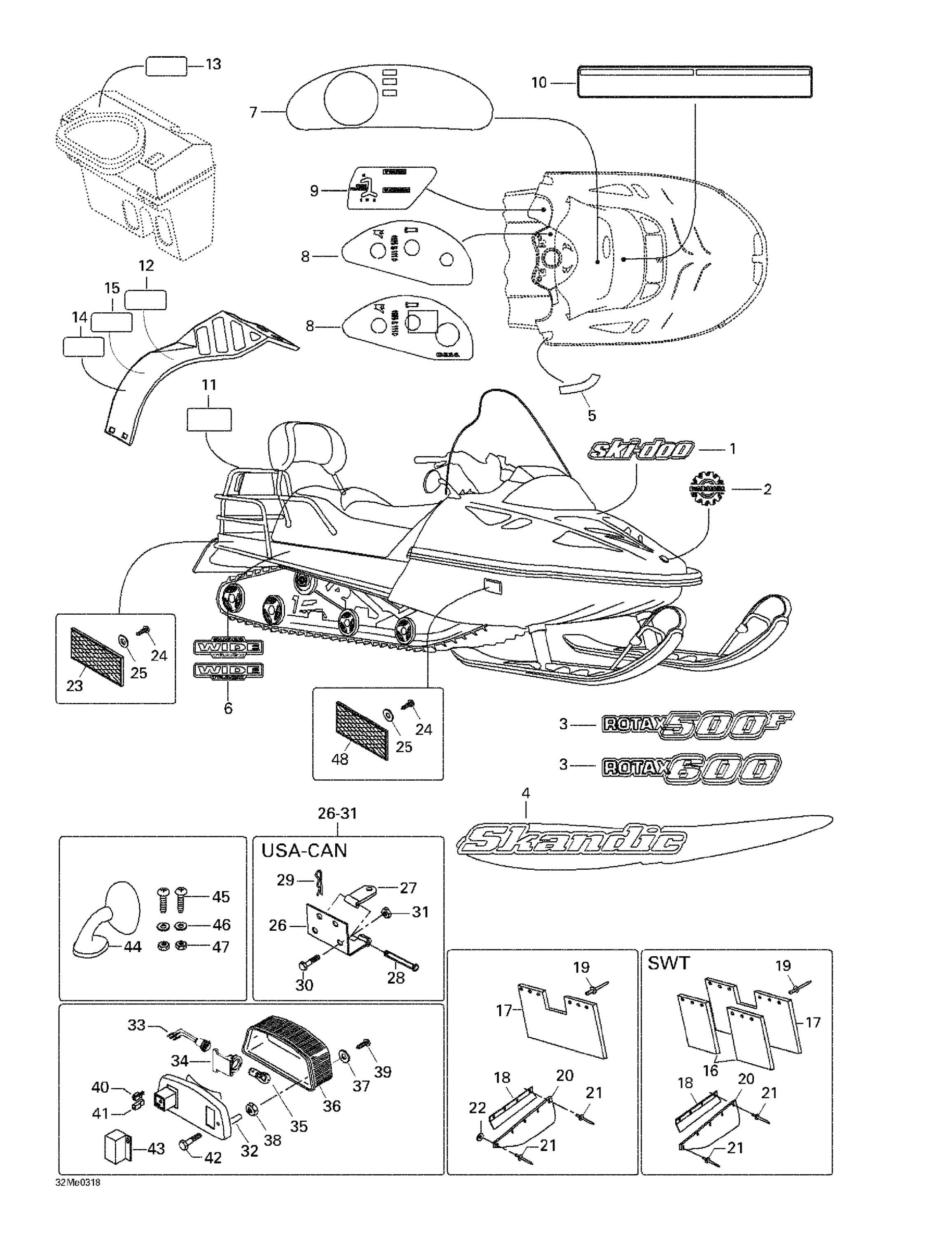 Схема узла: Decals And Accessories
