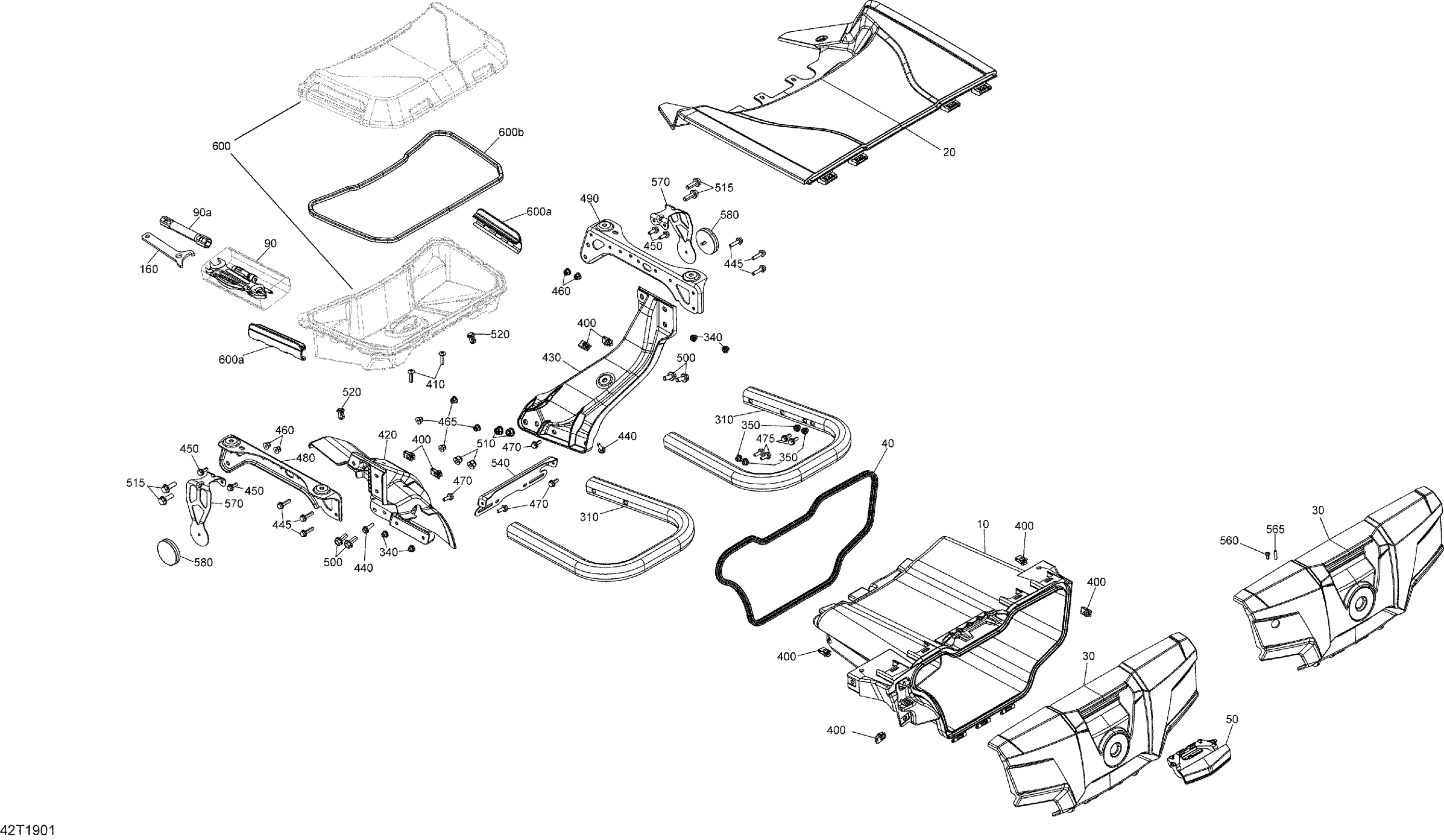 Схема узла: Rear Cargo Box - All Models