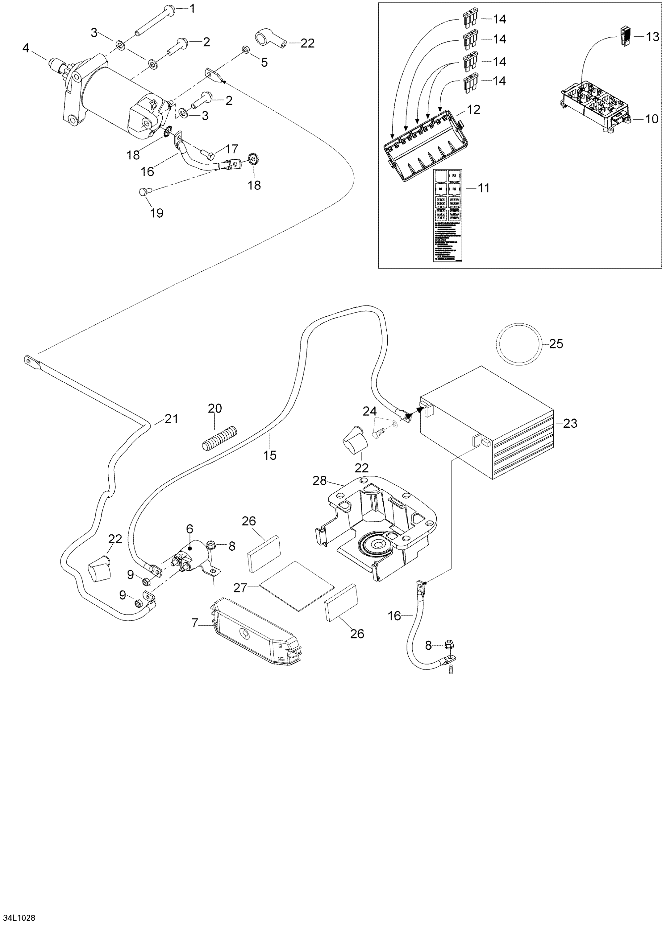 Electric Starter  _34L0901