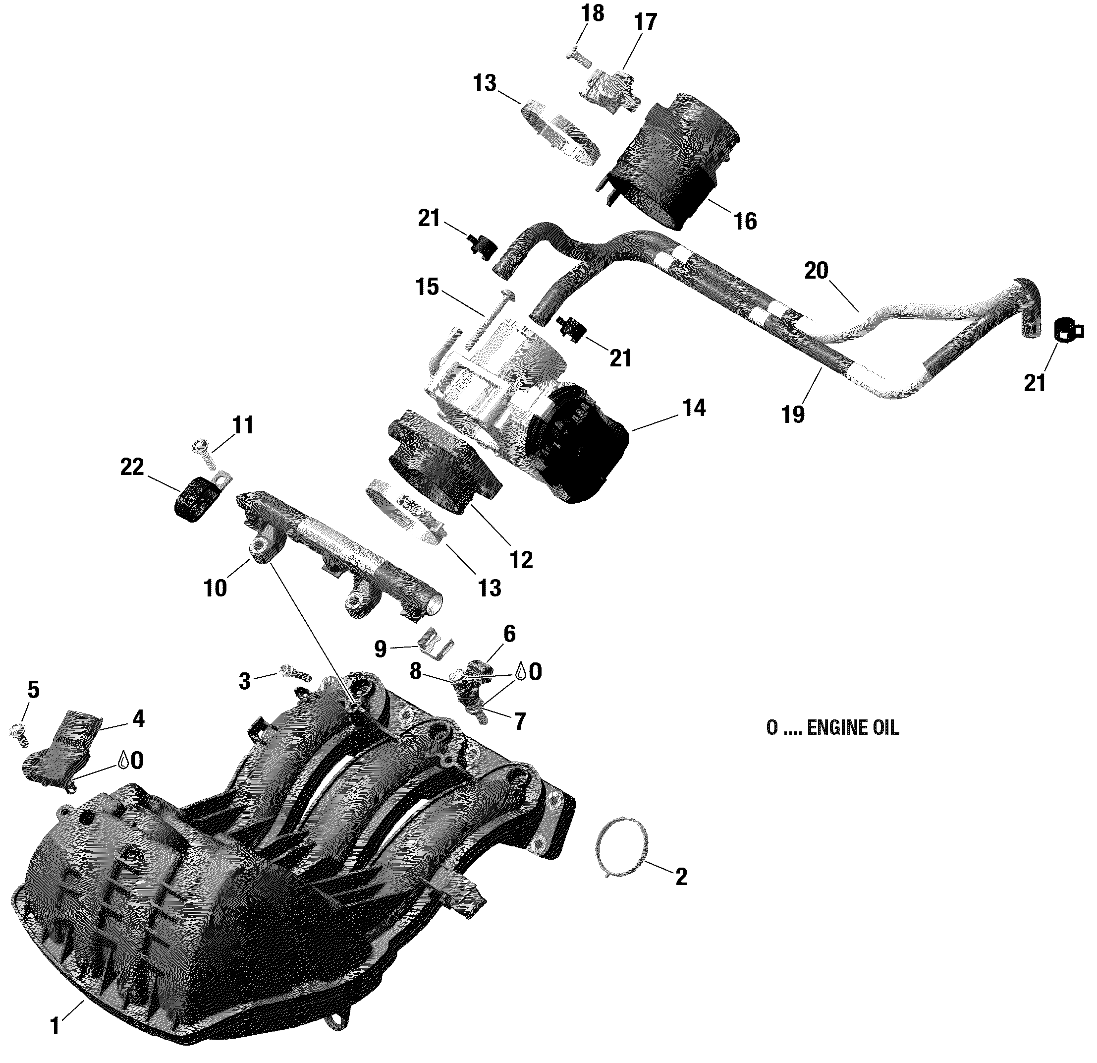 Engine - Air Intake Manifold And Throttle Body