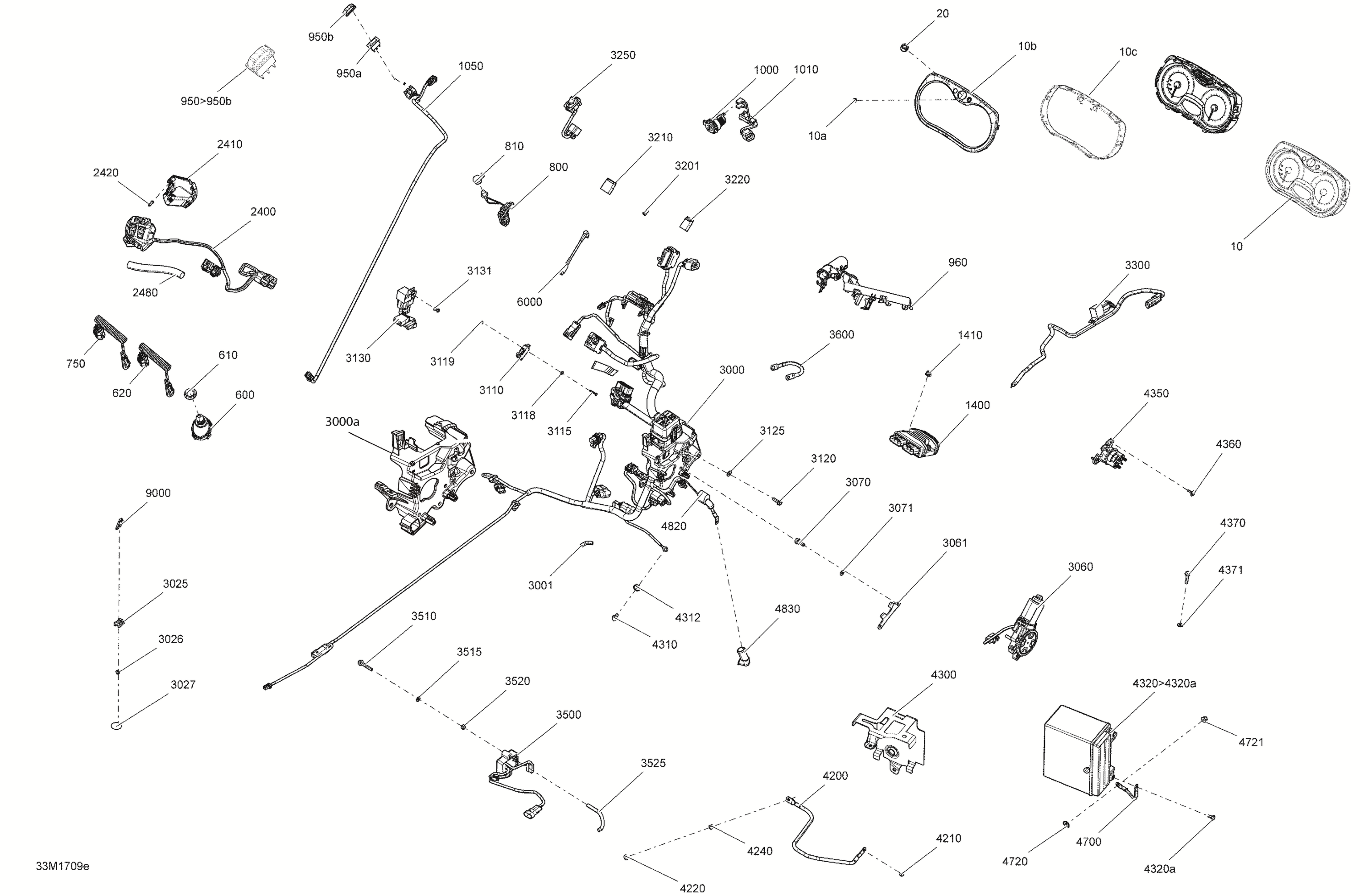 Схема узла: Electrical System - Package Enduro 1200 4-TEC
