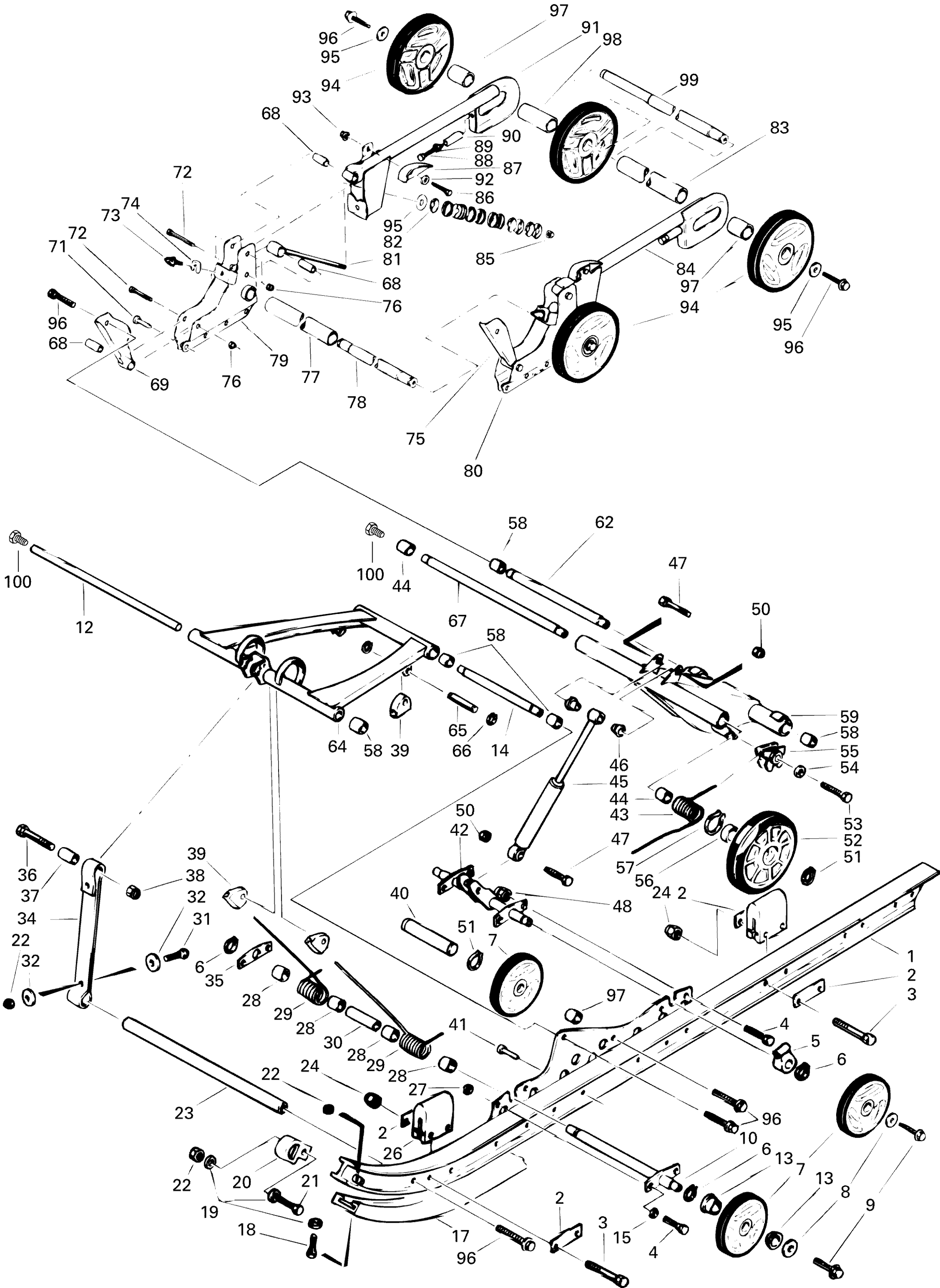 Схема узла: Rear Suspension