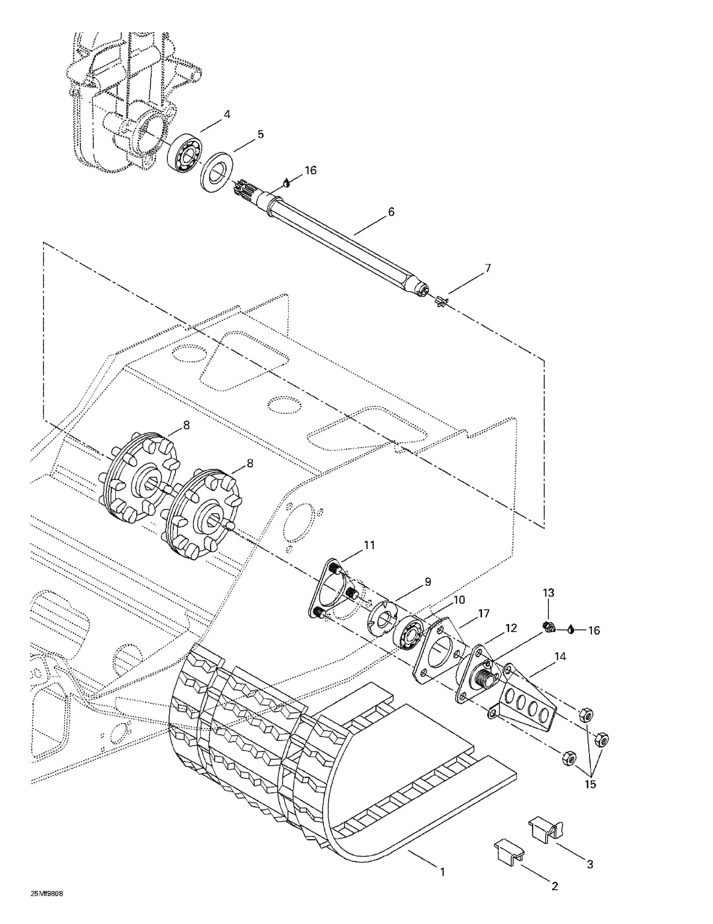Drive Axle And Track