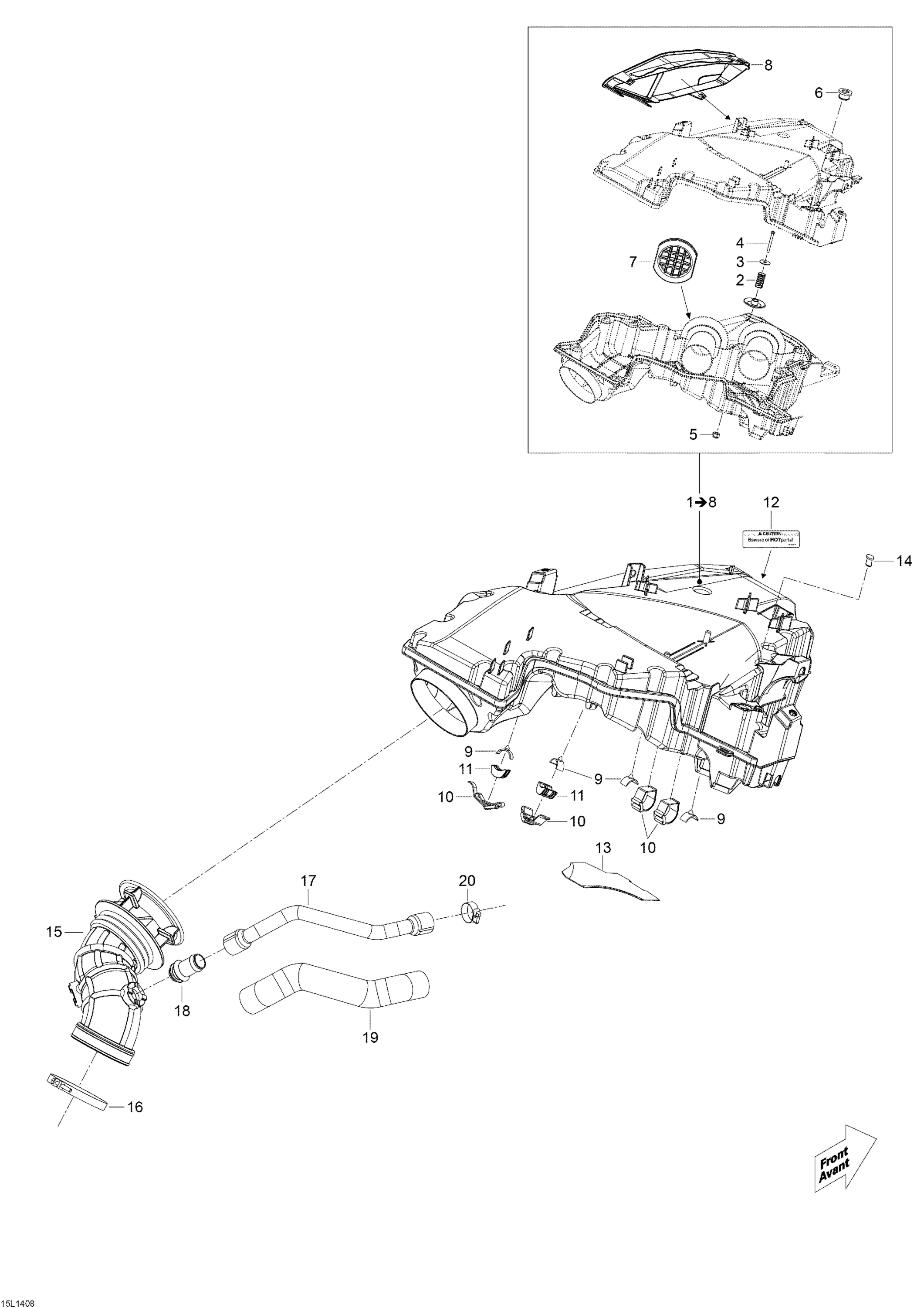 Схема узла: Air Intake System